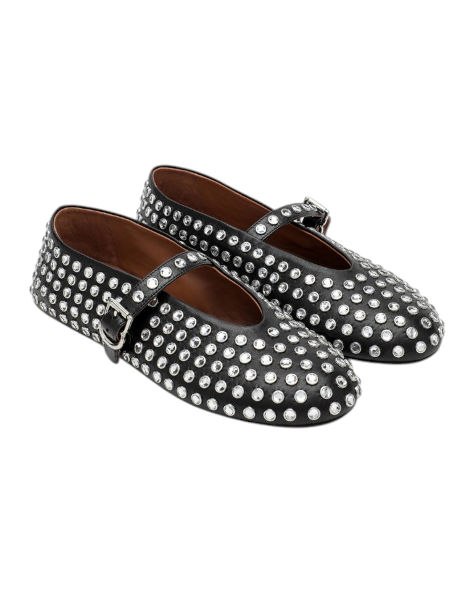 Alaia ラインストーン バレリーナ