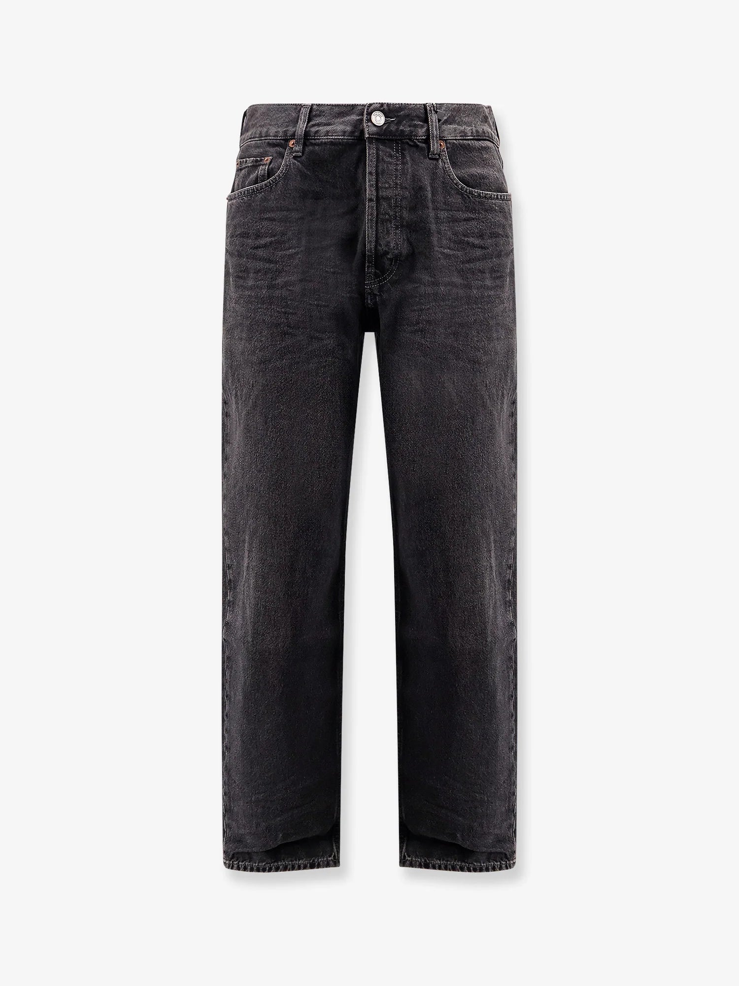 Long Mick black denim trousers