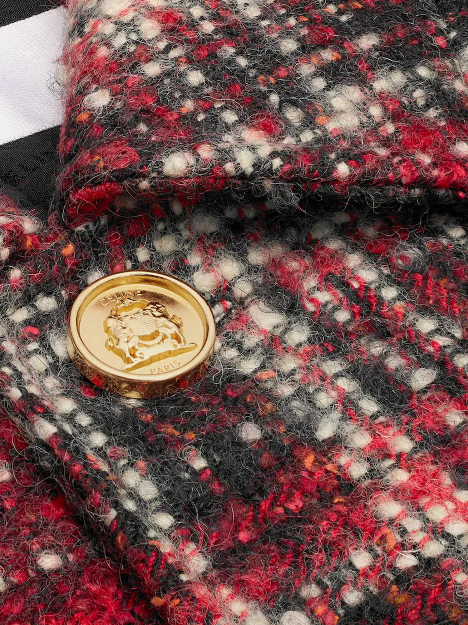 Madras wool, cotton and mohair blazer