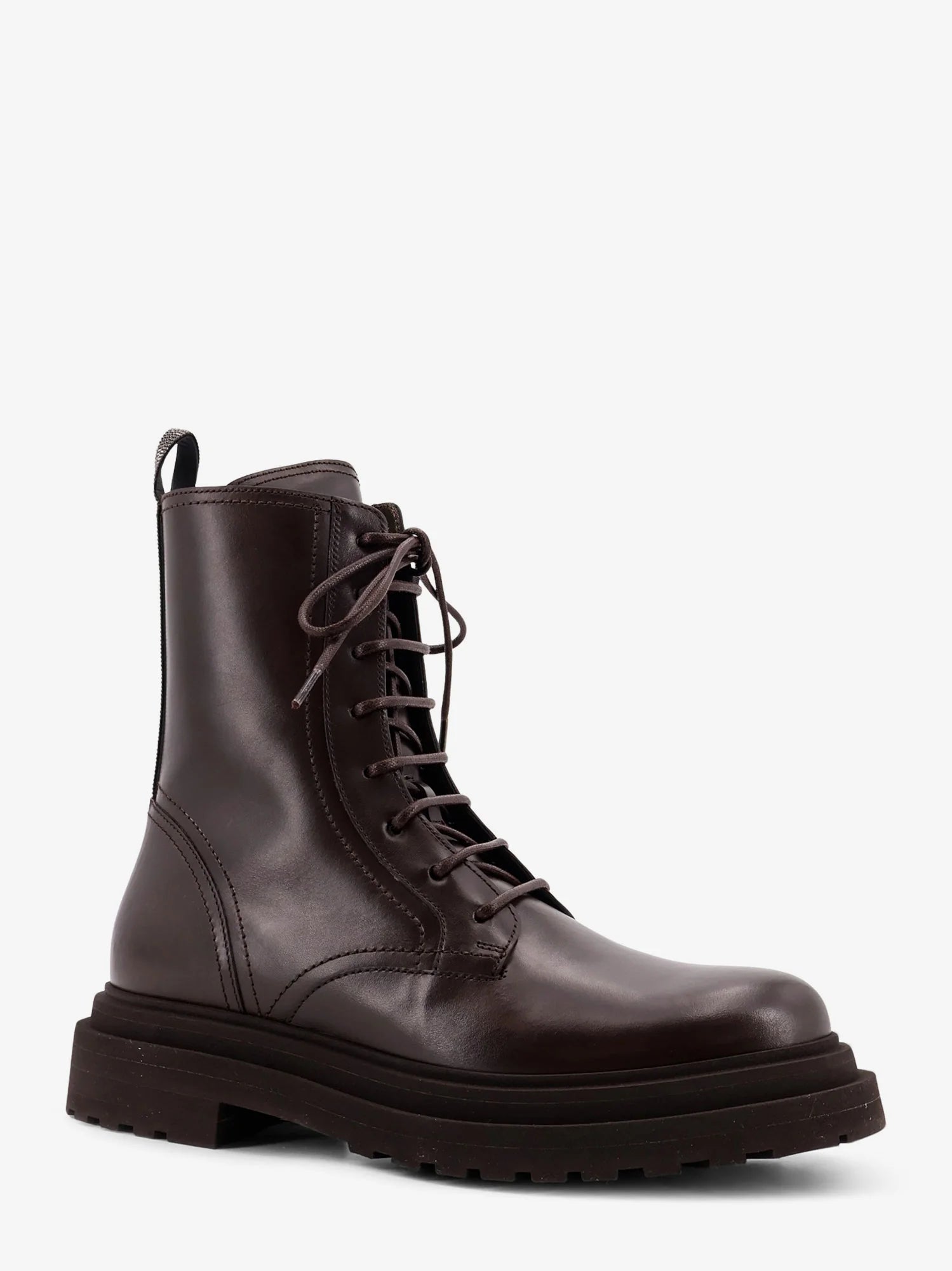 Leather ankle boots