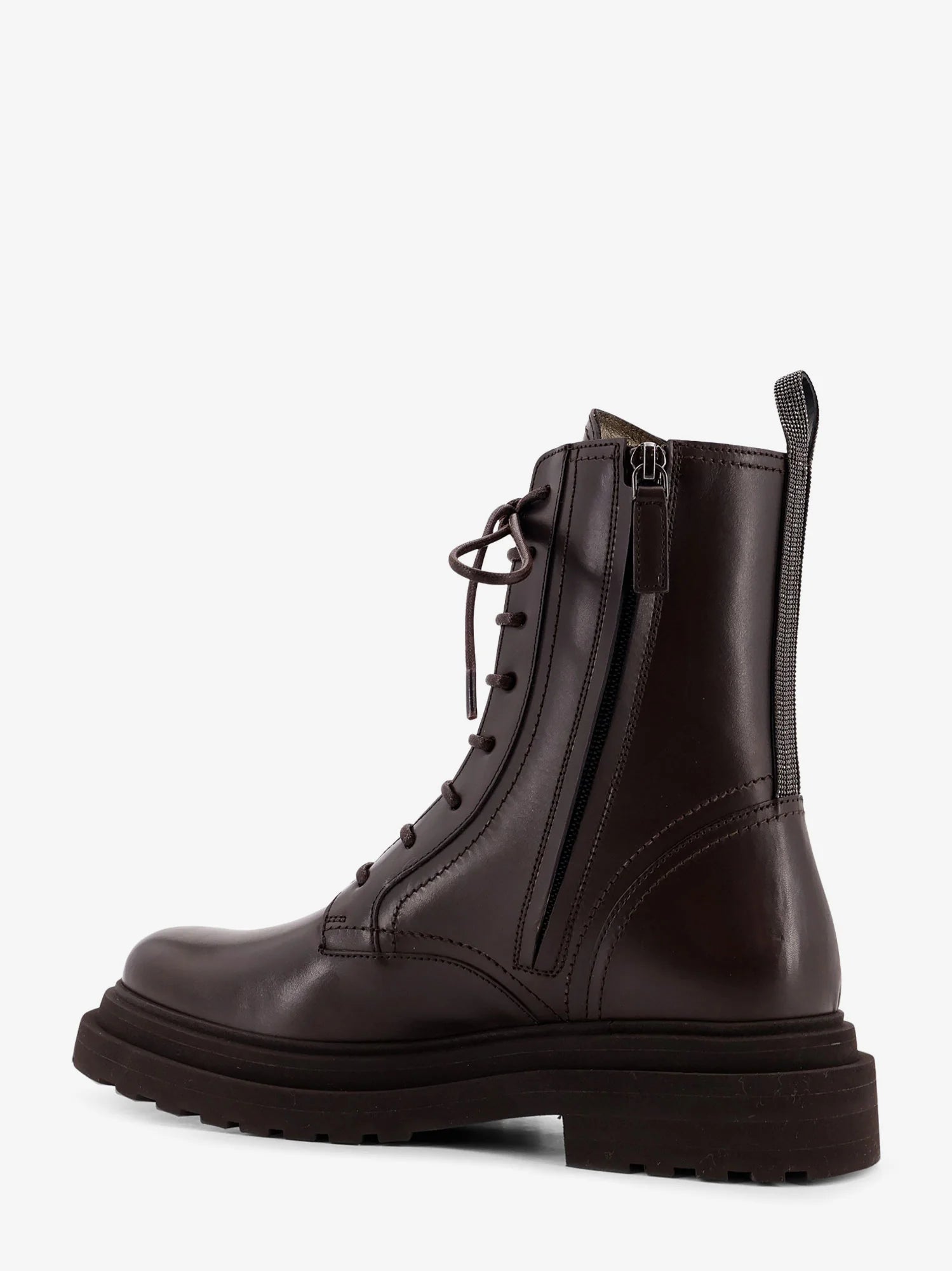 Leather ankle boots