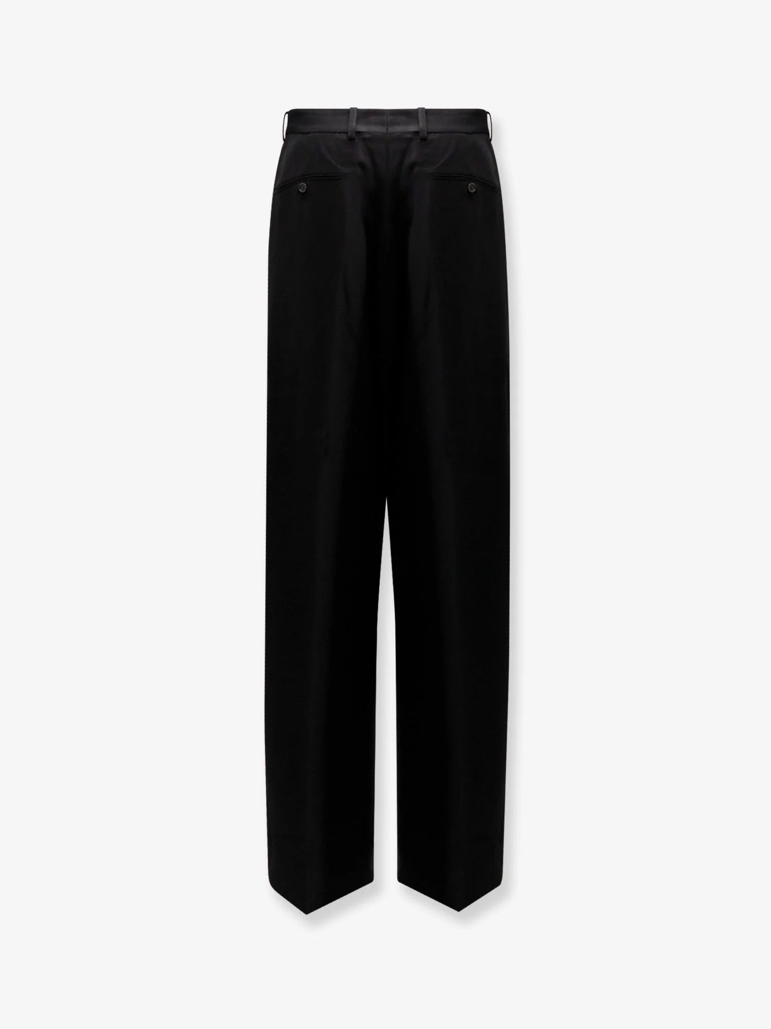 Viscose and wool trousers