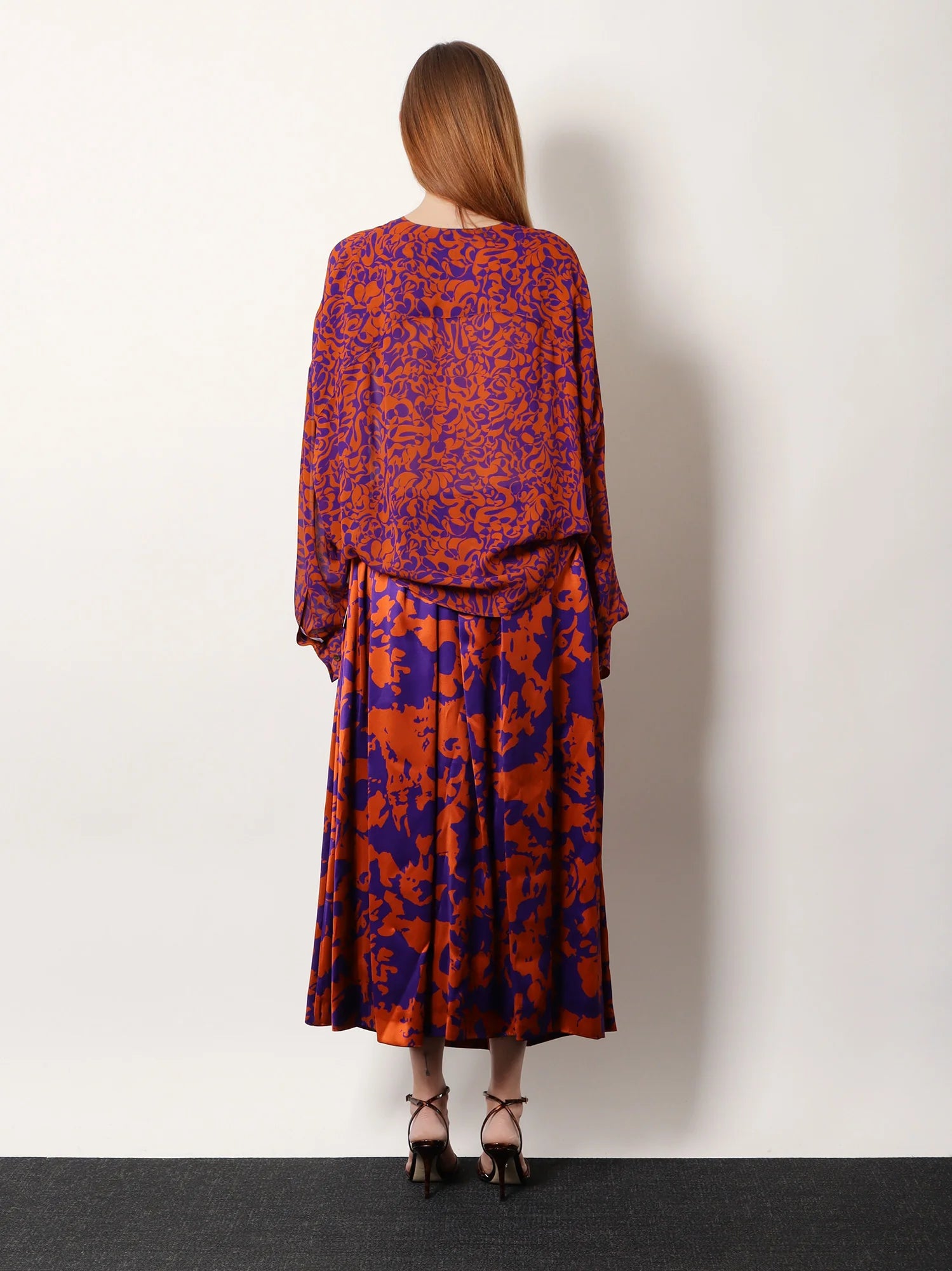 Camiel cotton shirt with multicolor print