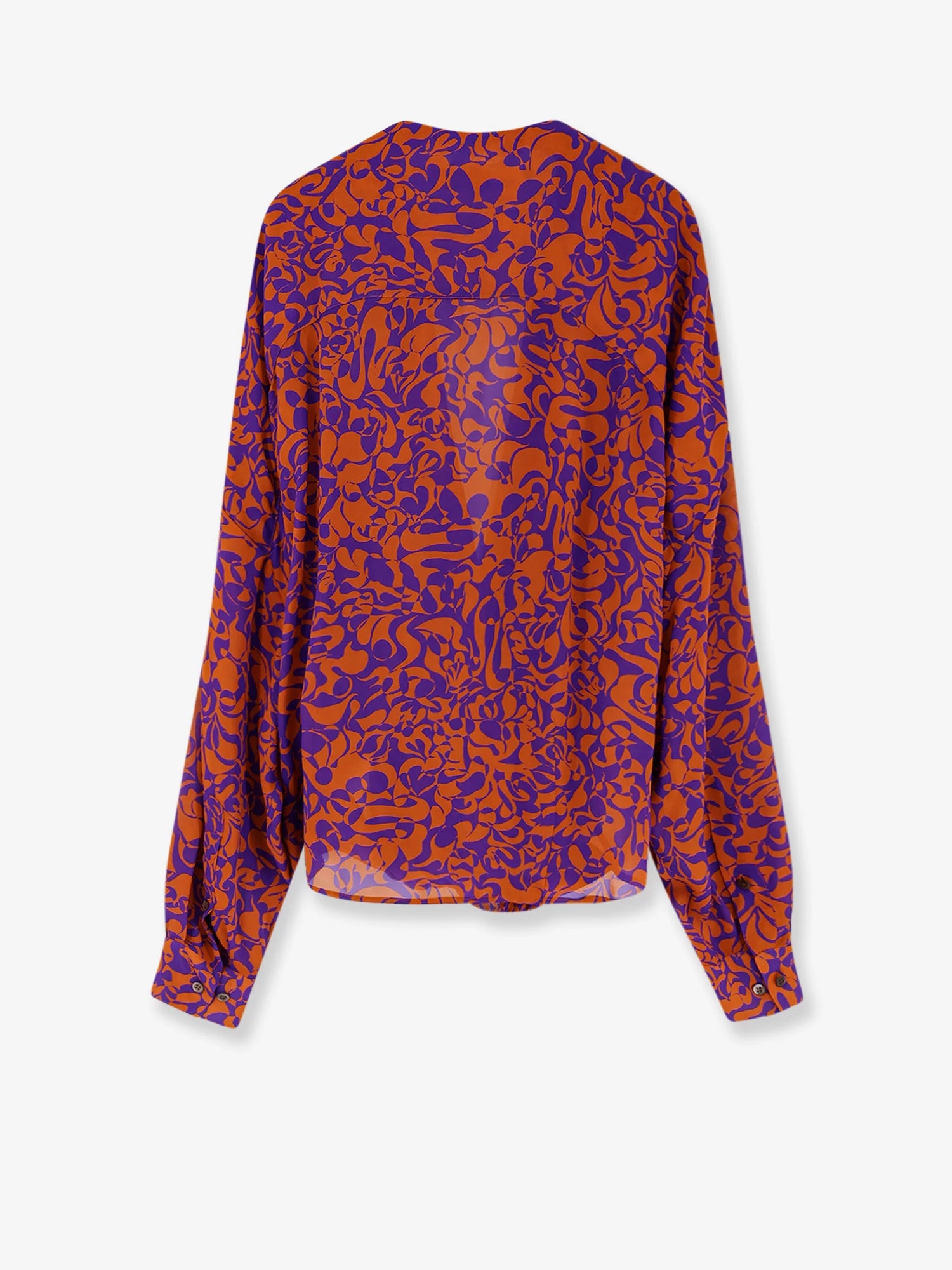 Camiel cotton shirt with multicolor print