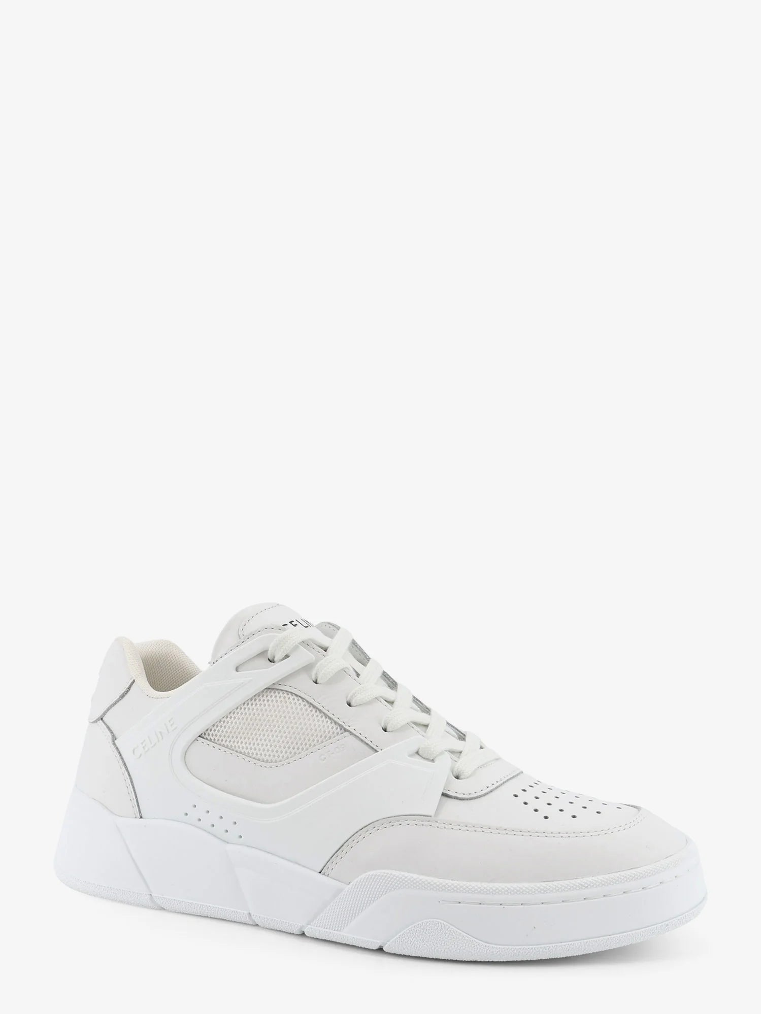 CT-09 leather sneakers with mesh inserts