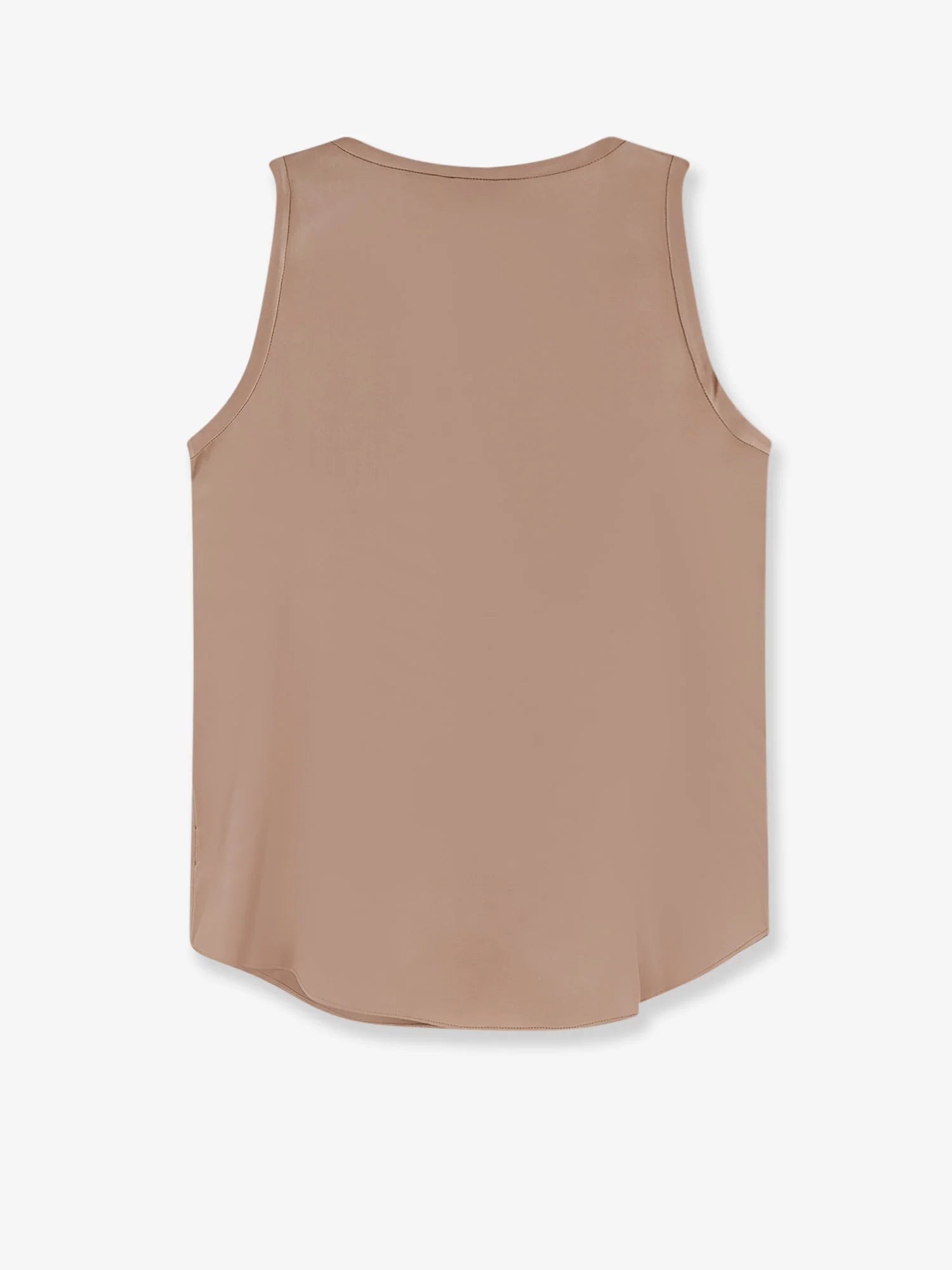 Stretch silk tank top