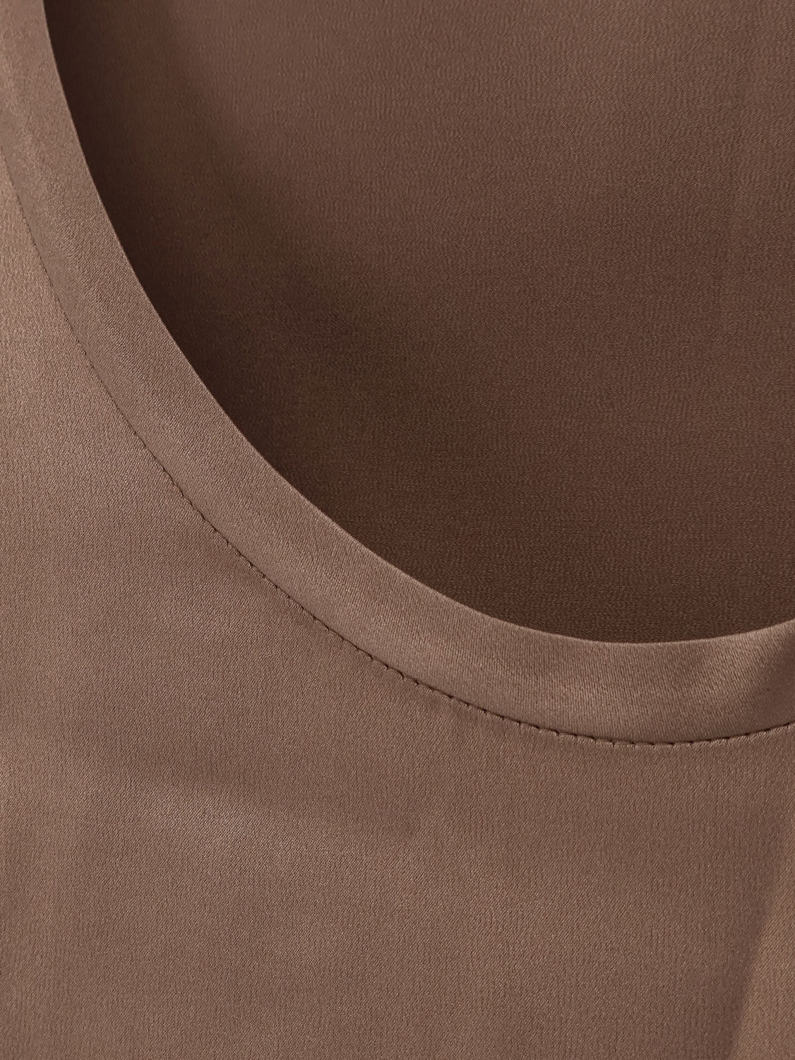 Stretch silk tank top