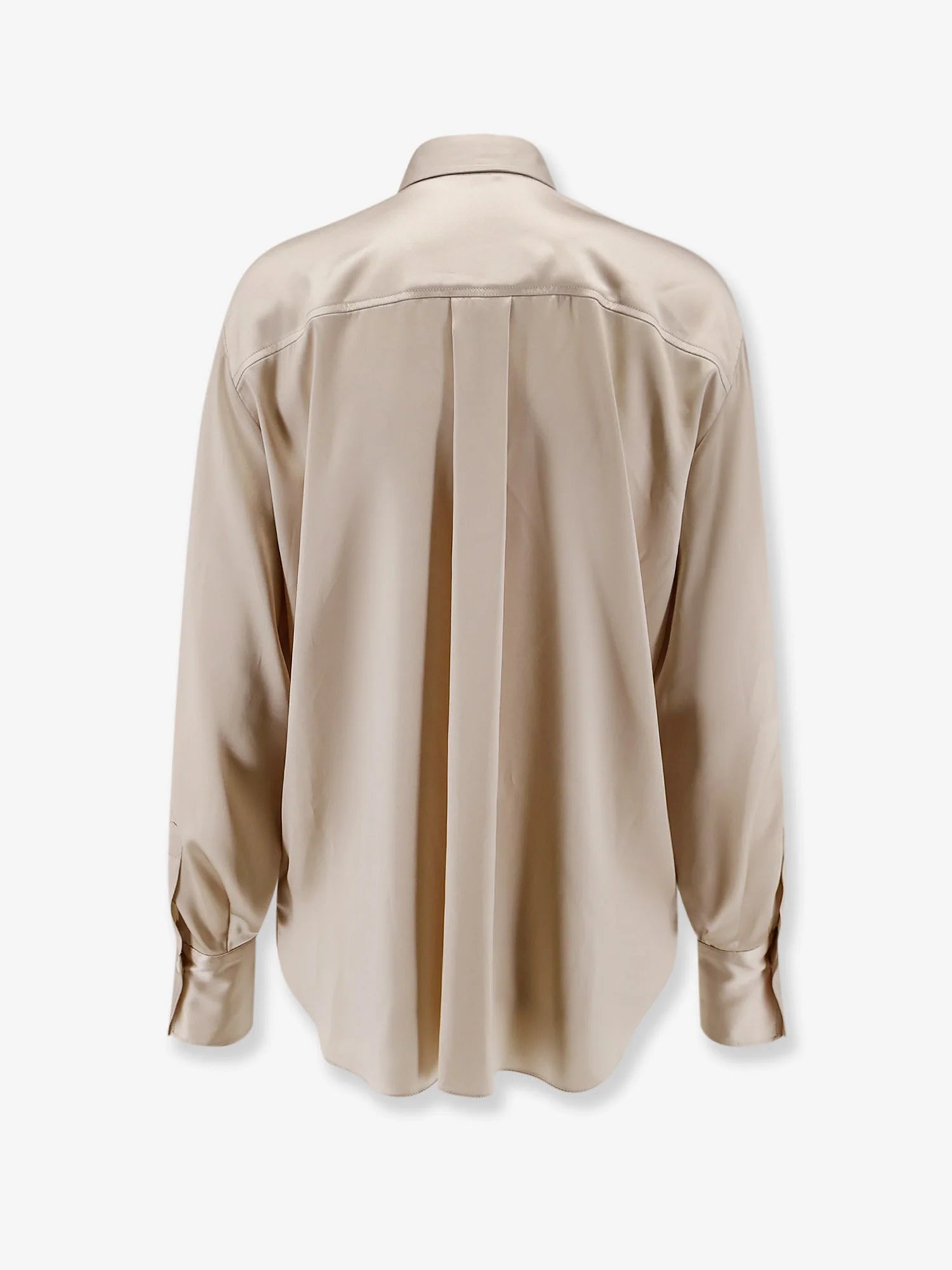 Silk shirt with Monili detail