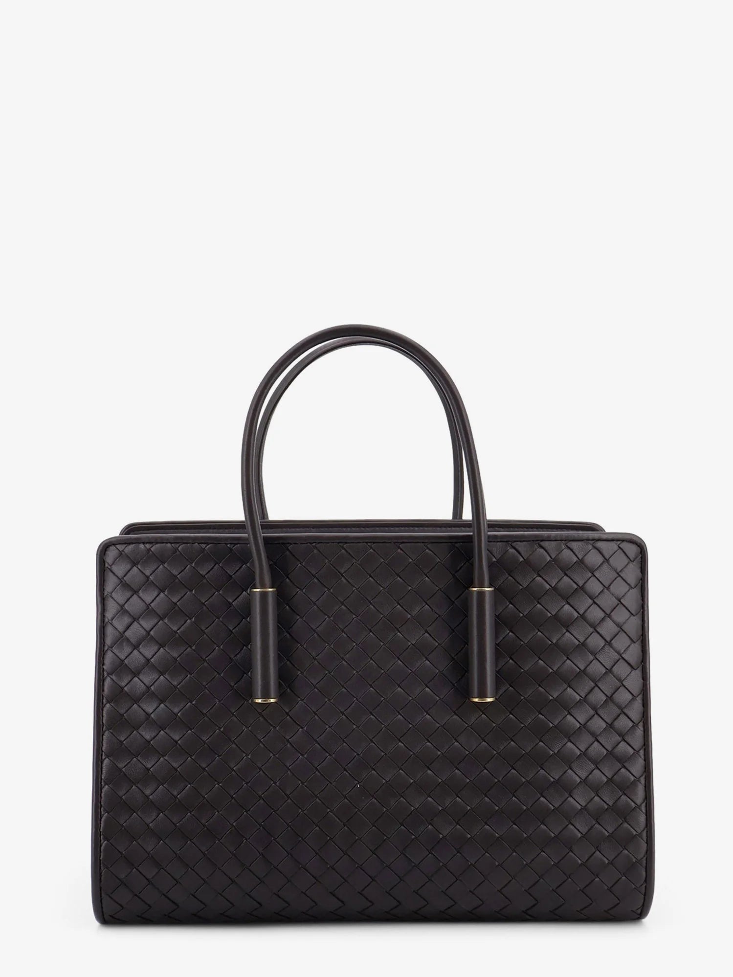 Barbara leather handbag with Intrecciato motif