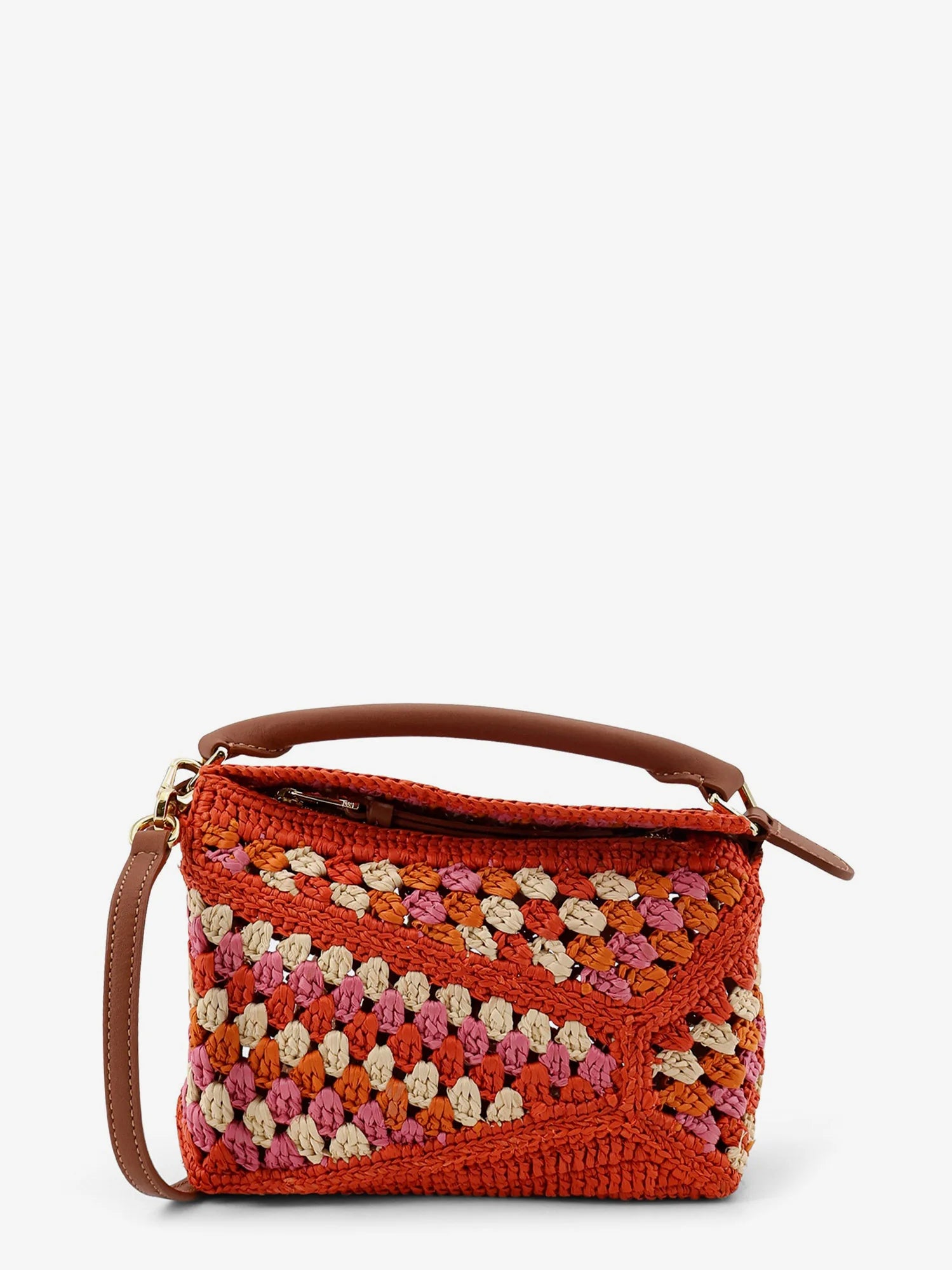 Paula's Ibiza-Puzzle Edge multicolor crochet handbag