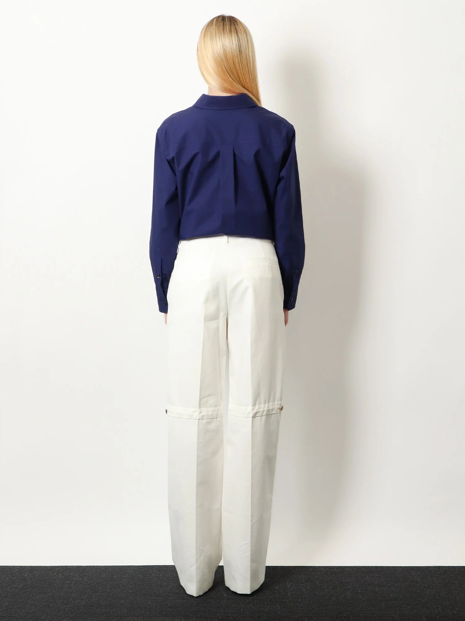 Technical canvas trousers