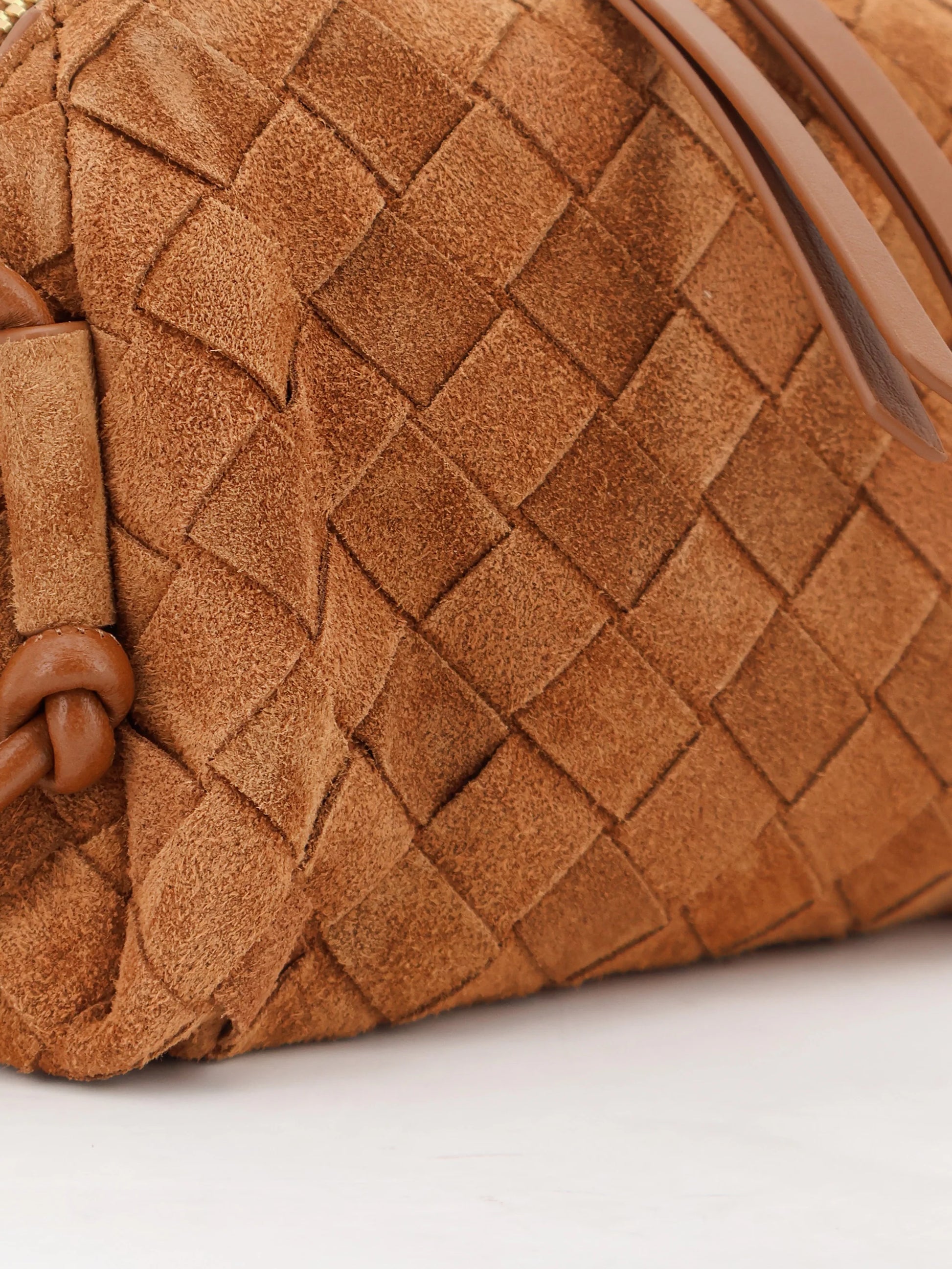 Pochette Concert suede crossbody bag