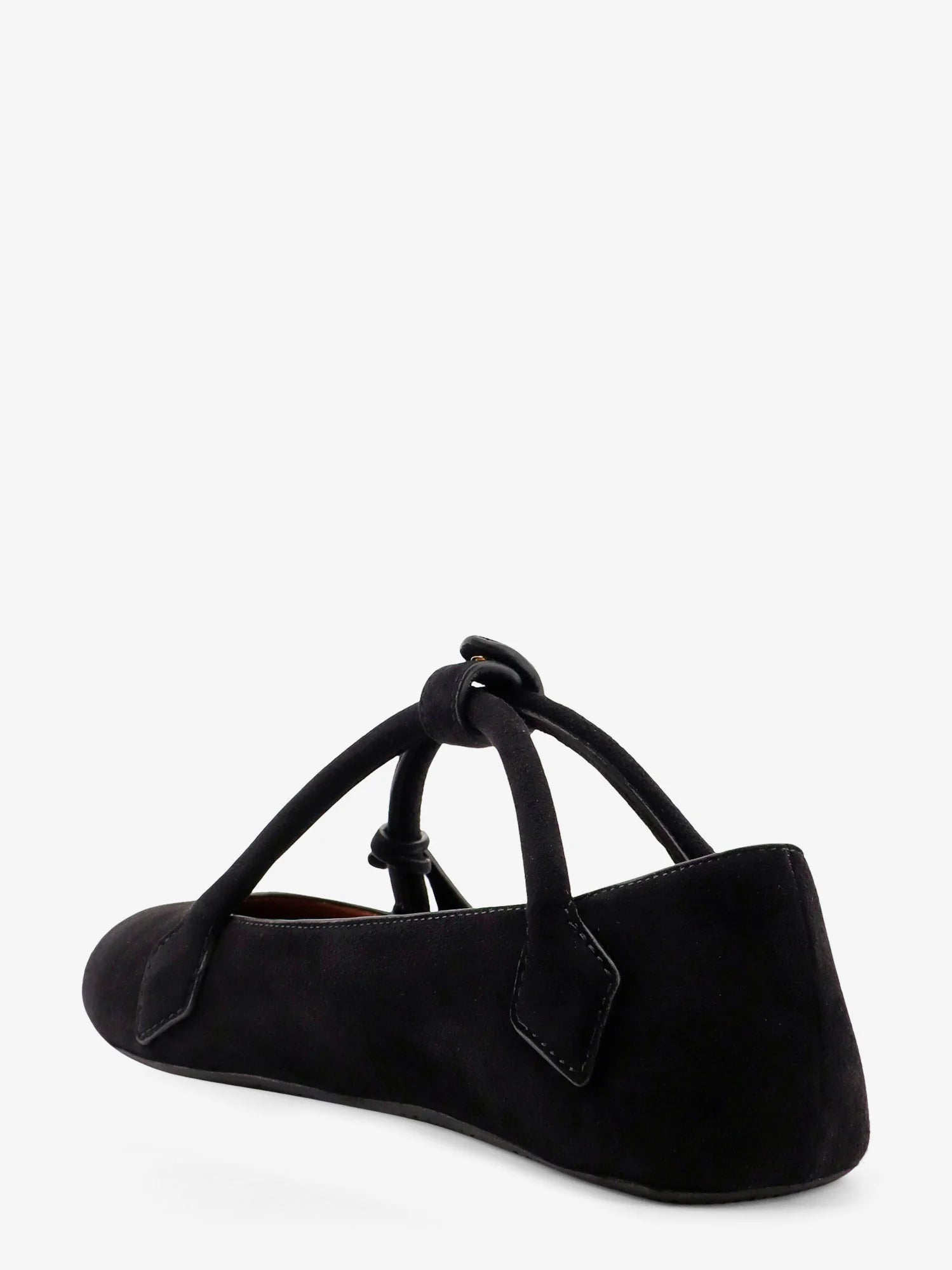 Le Teckel Suede Ballet Flats
