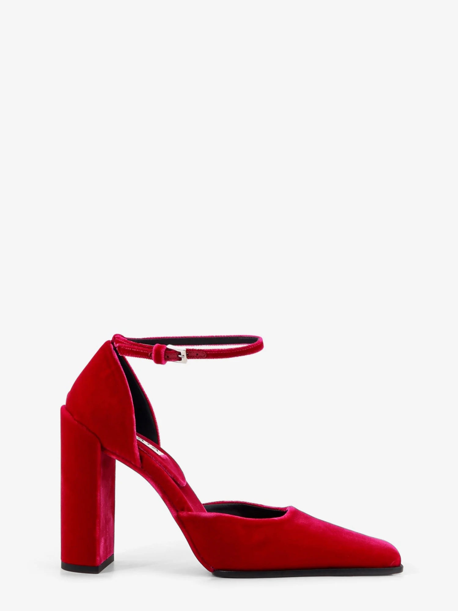 D' Orsay 90 velvet décolleté