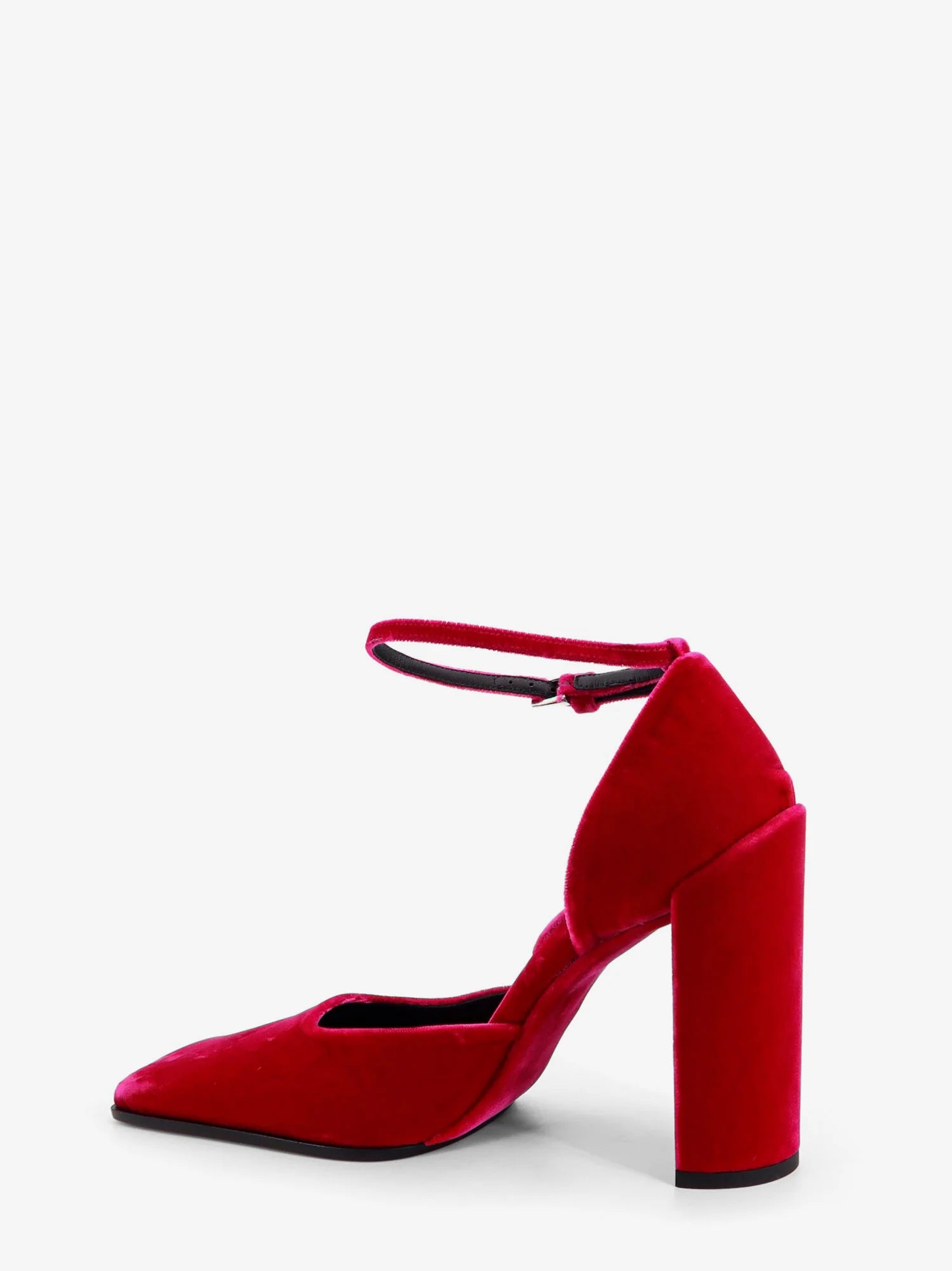 D' Orsay 90 velvet décolleté
