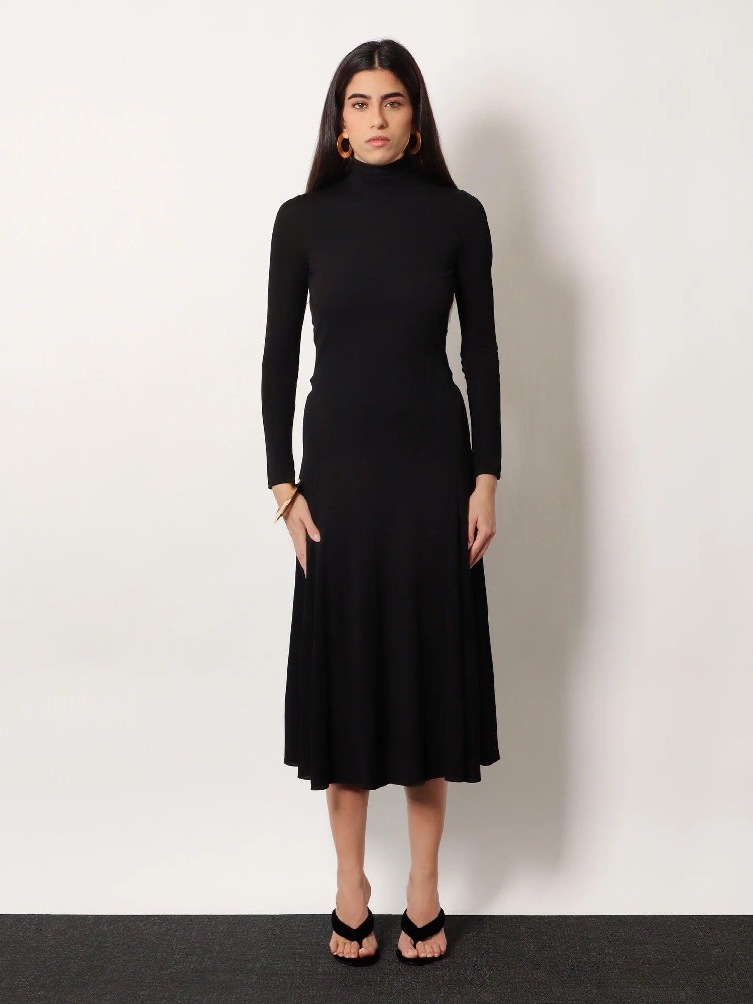 Viscose long Heart Dress