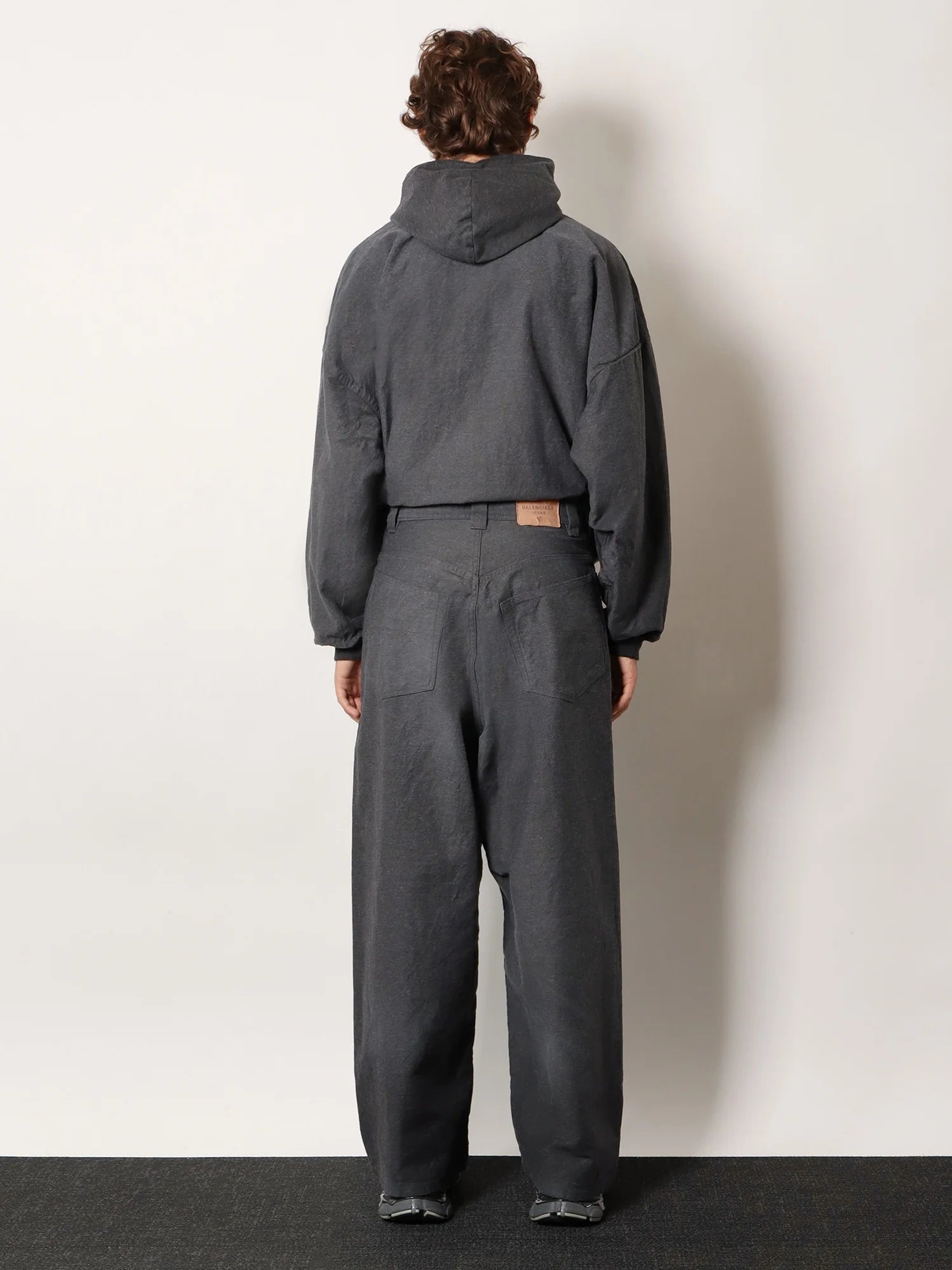Trompe L'oeil denim trousers