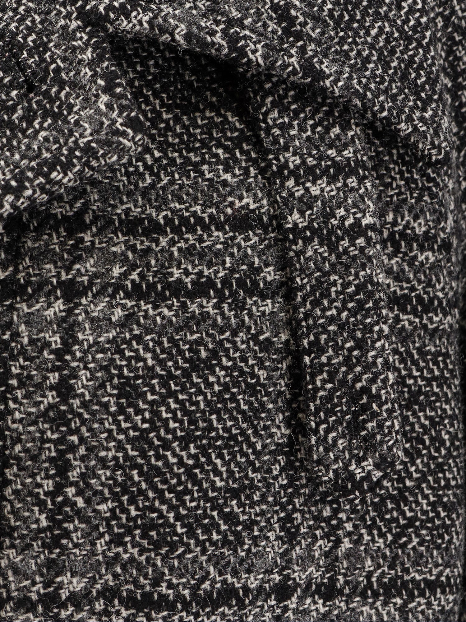 One Layer raglan wool coat