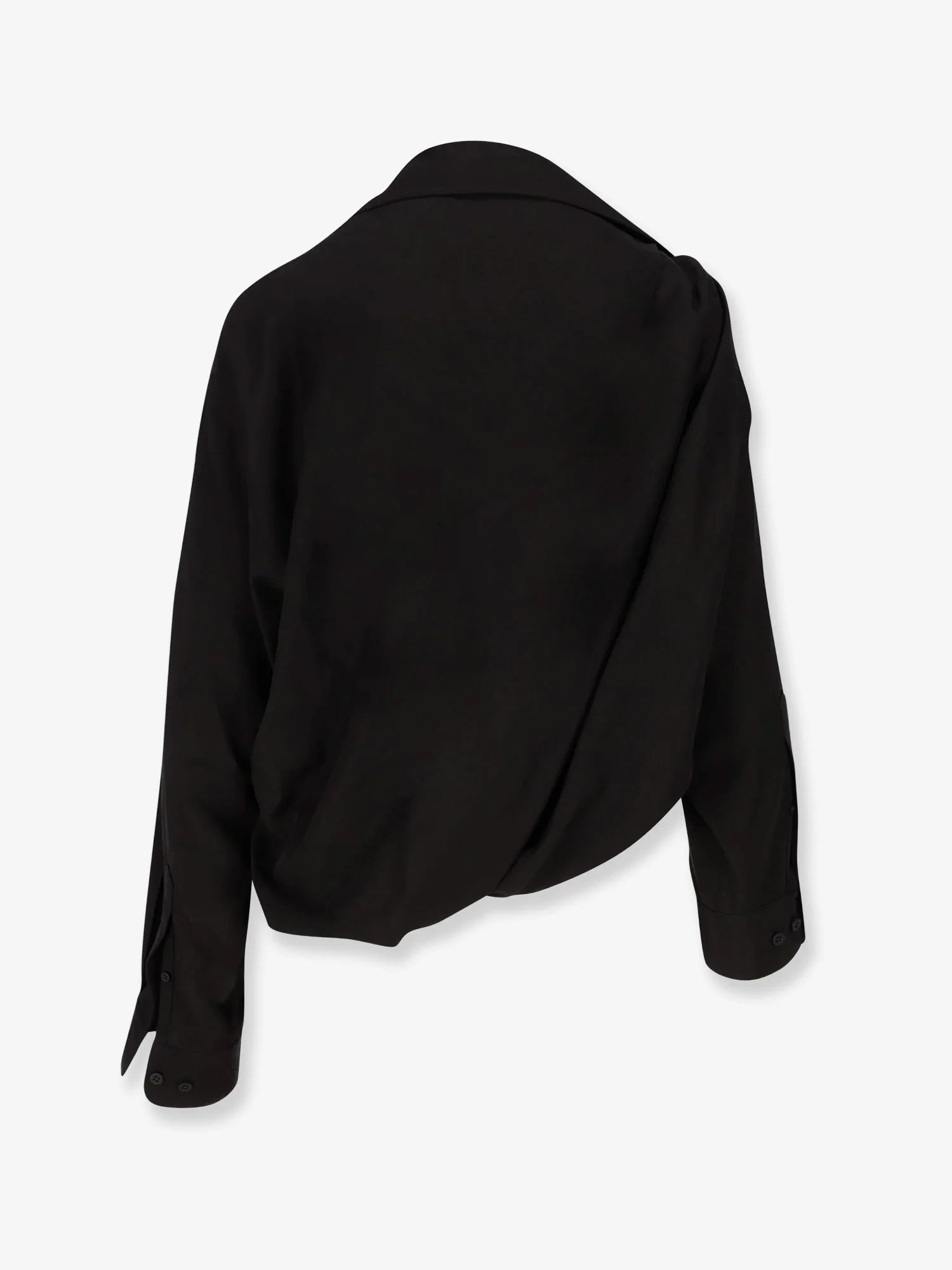 One shoulder lyocell shirt