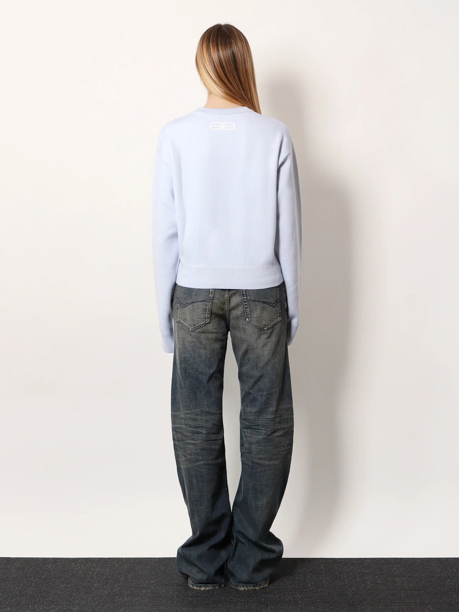 Wool and cotton blend sweater