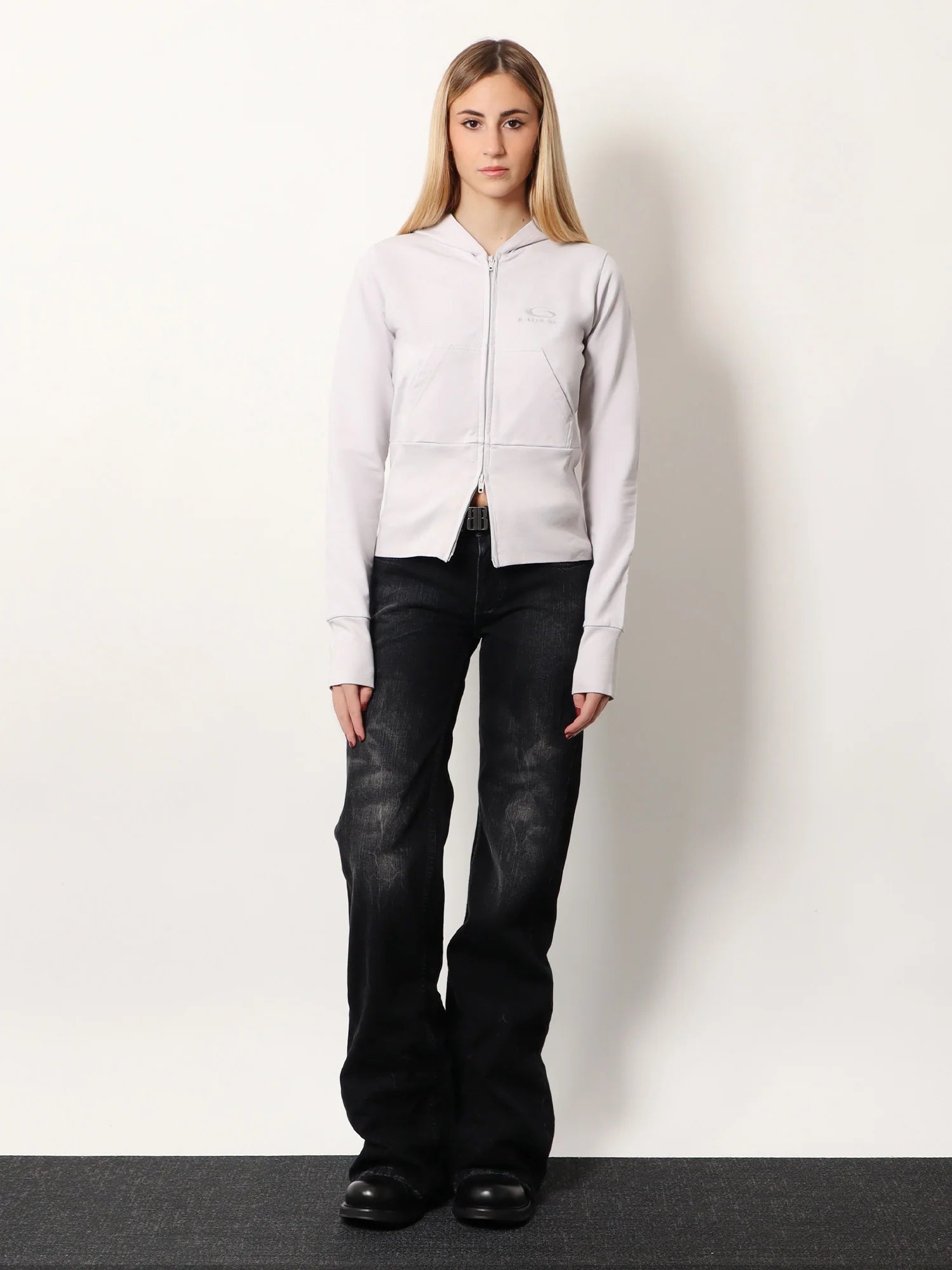 Cotton hooded sweatshirt