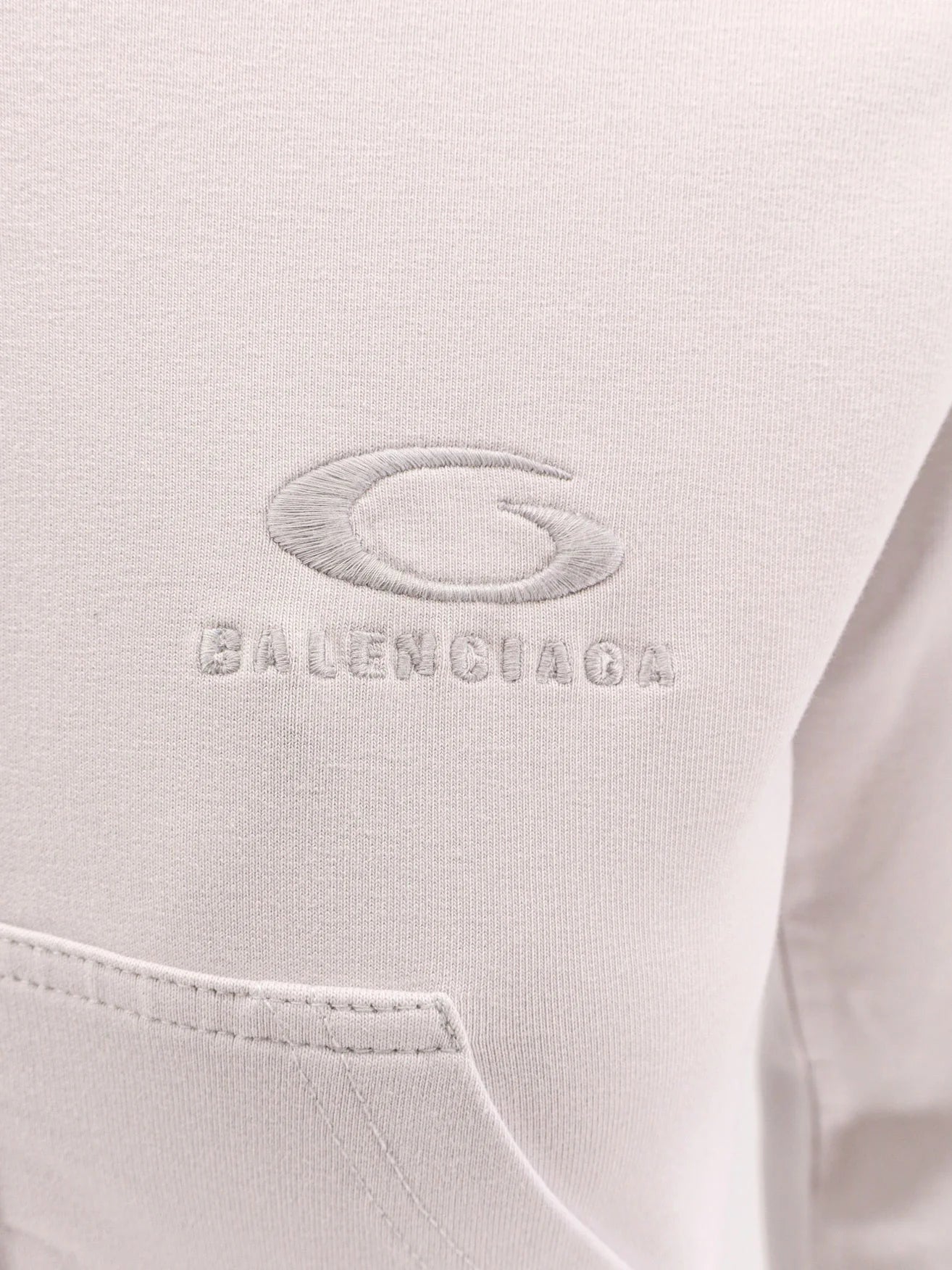 Cotton hooded sweatshirt