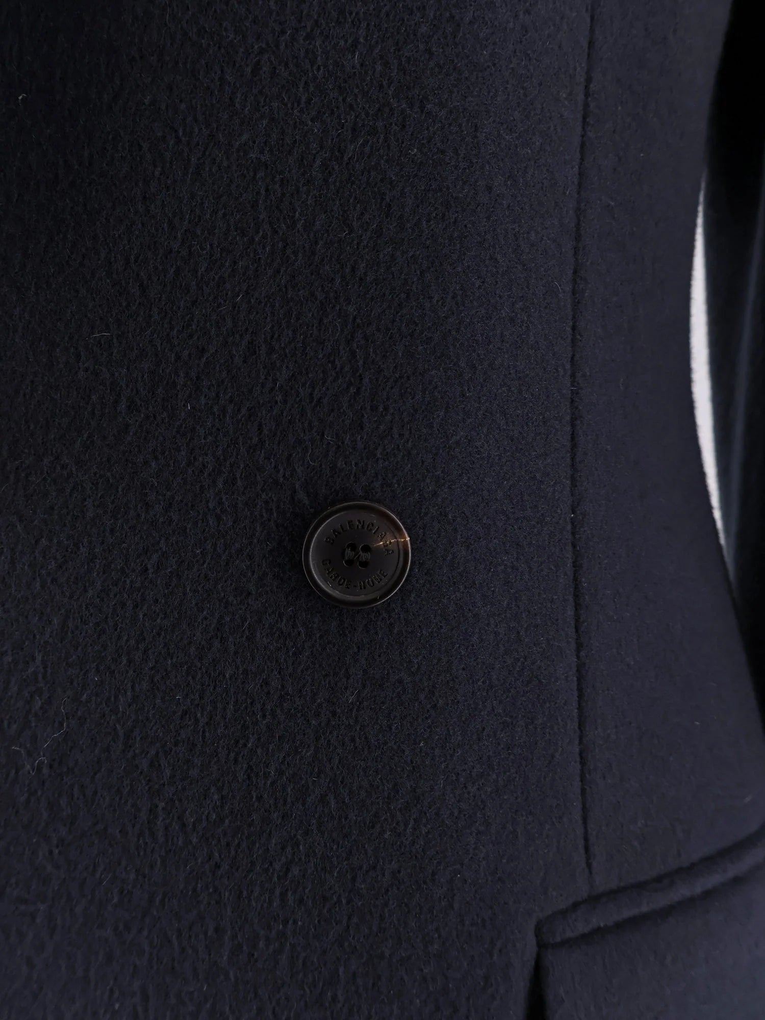 Godet Midi double-breasted wool coat