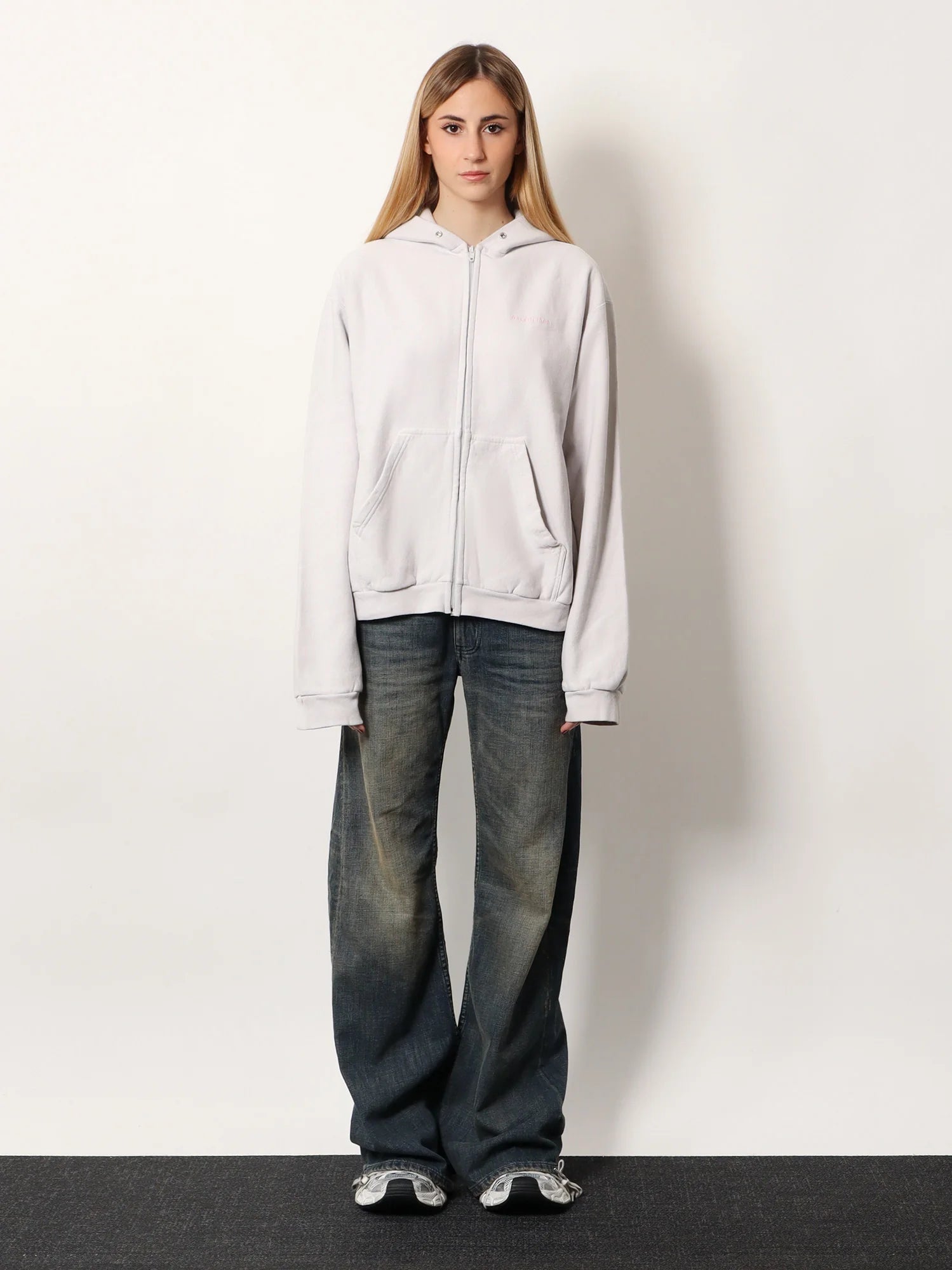 Cotton hooded sweatshirt