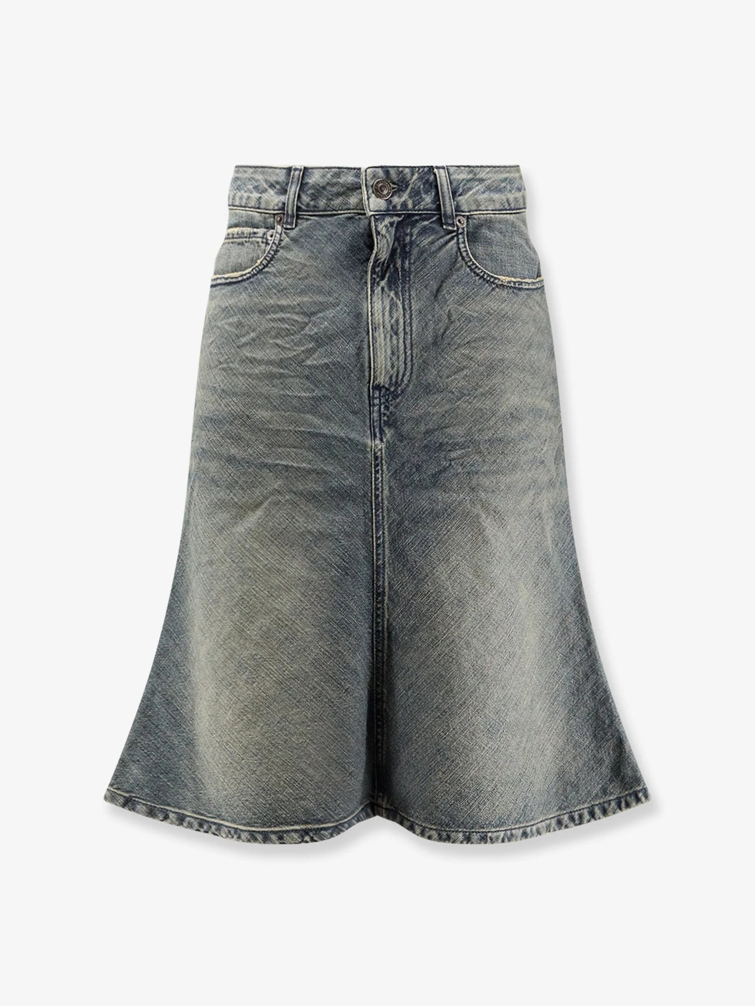 Cotton Midi Skirt