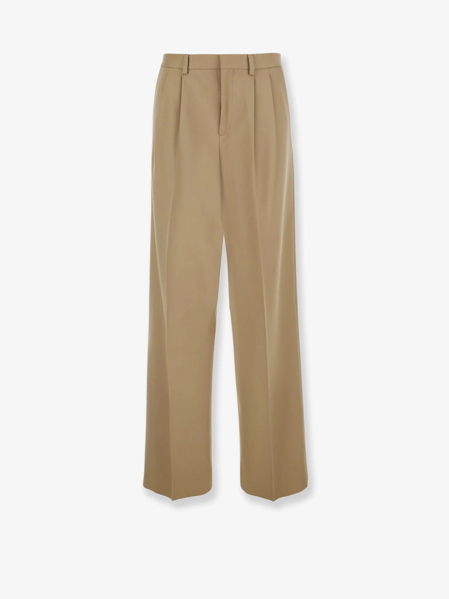 Wool and cotton trousers