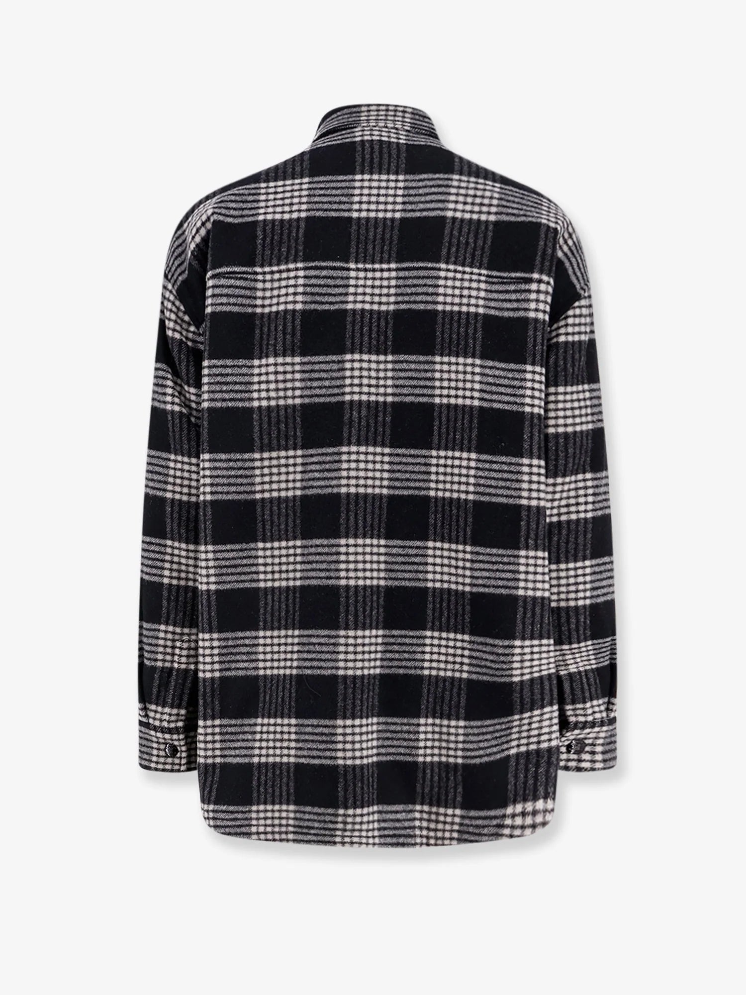 Quilted Overshirt wool shirt