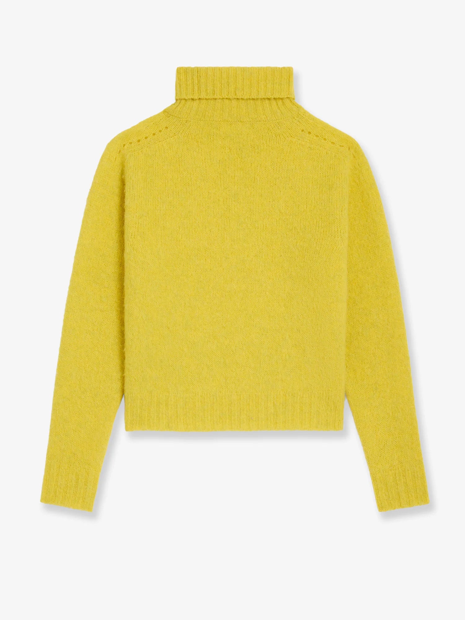 Wool turtleneck with Triomphe embroidery