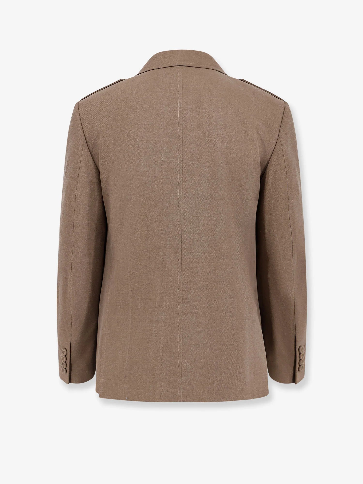 Single-breasted virgin wool blazer