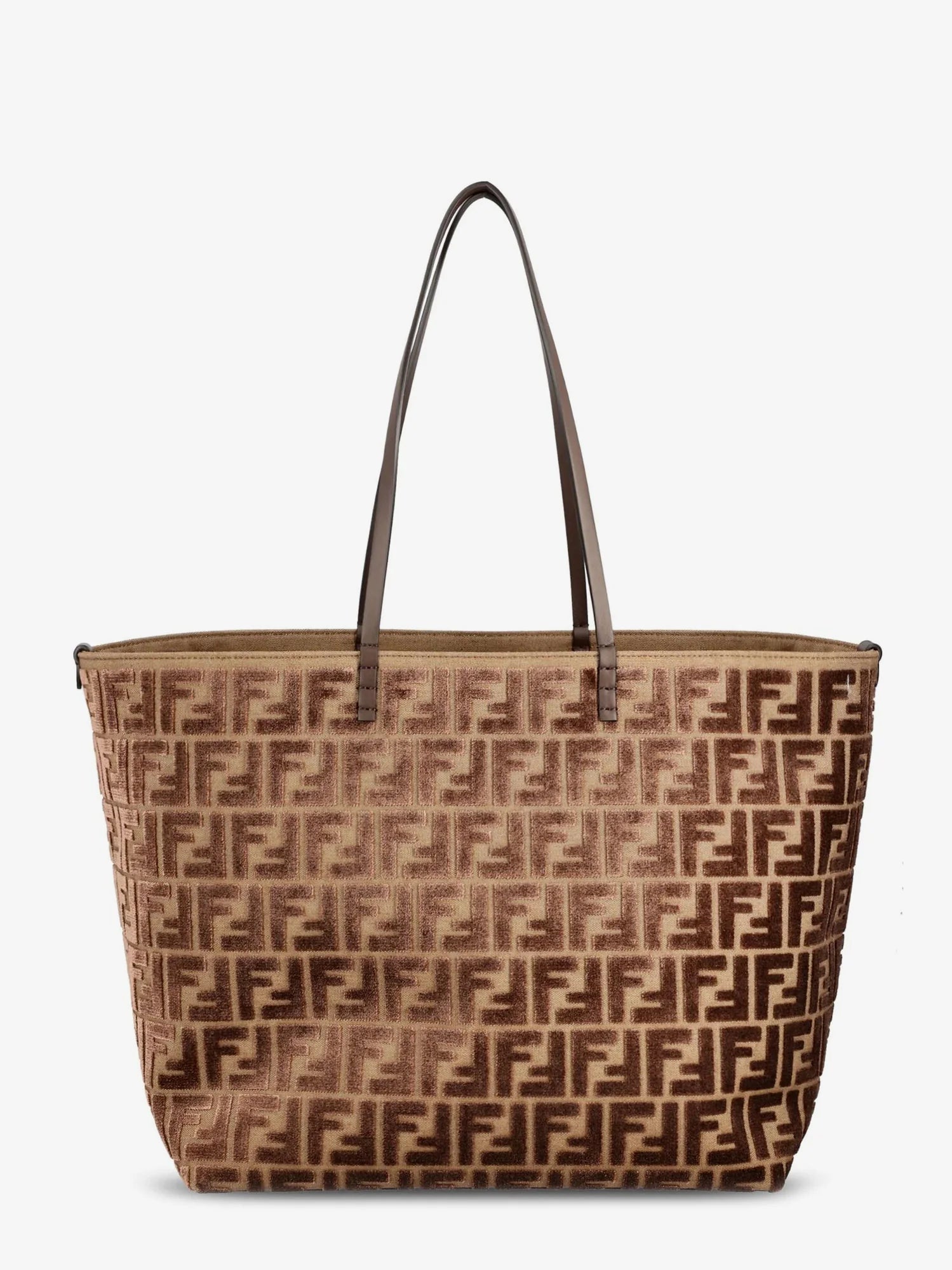 Roll Large FF jacquard fabric shopping bag