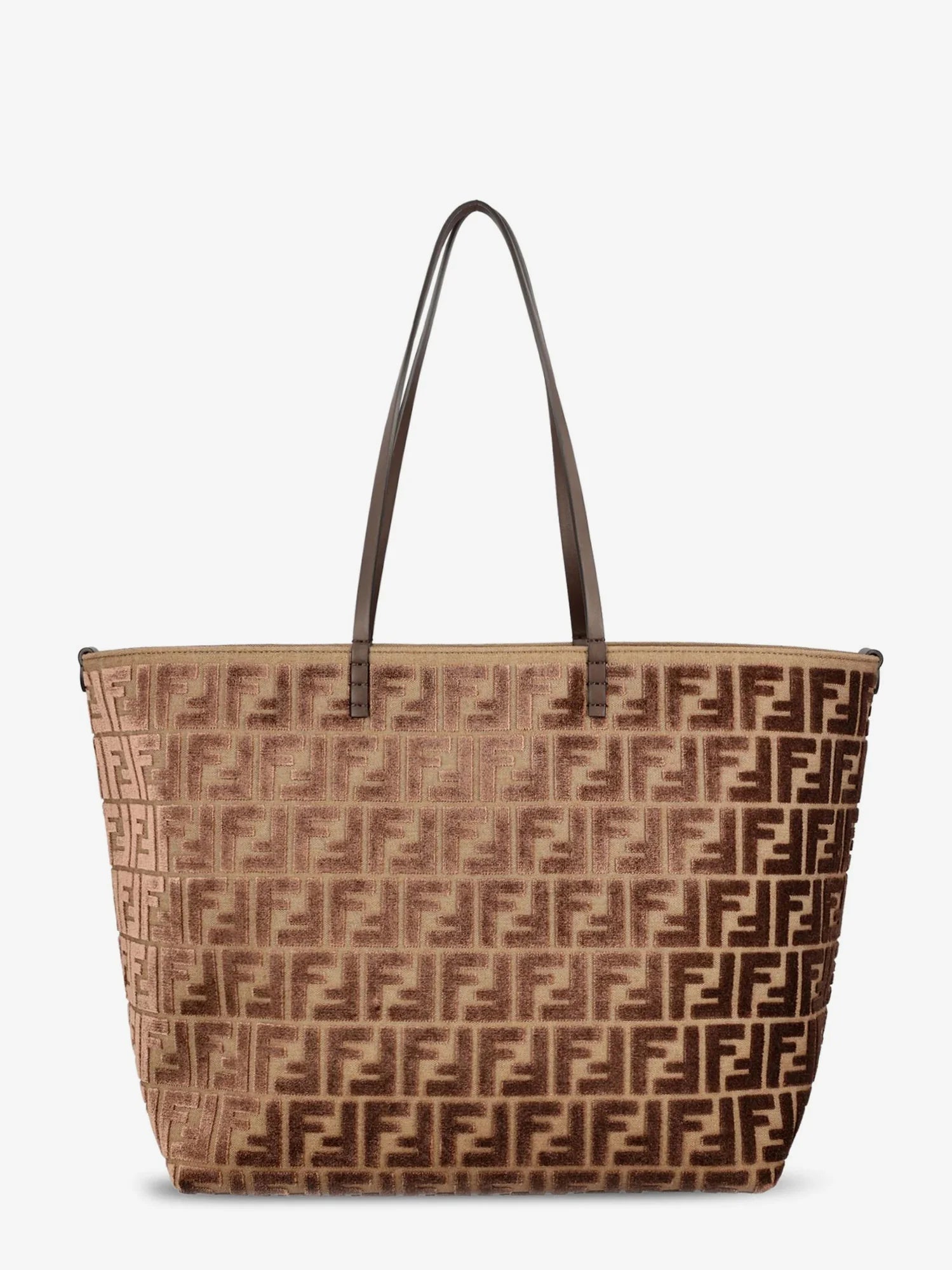 Roll Large FF jacquard fabric shopping bag