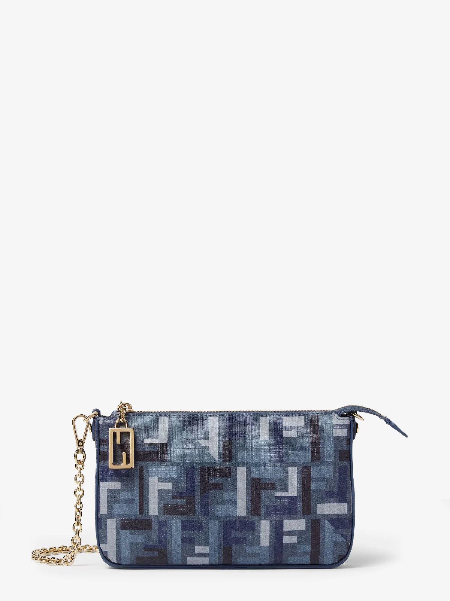 Pouch Baguette FF jacquard fabric shoulder bag