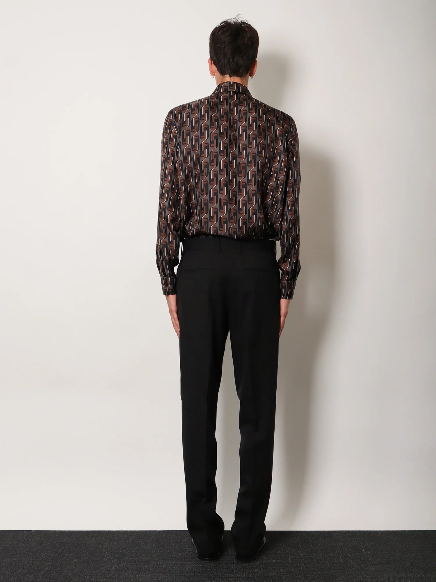 Virgin wool trousers