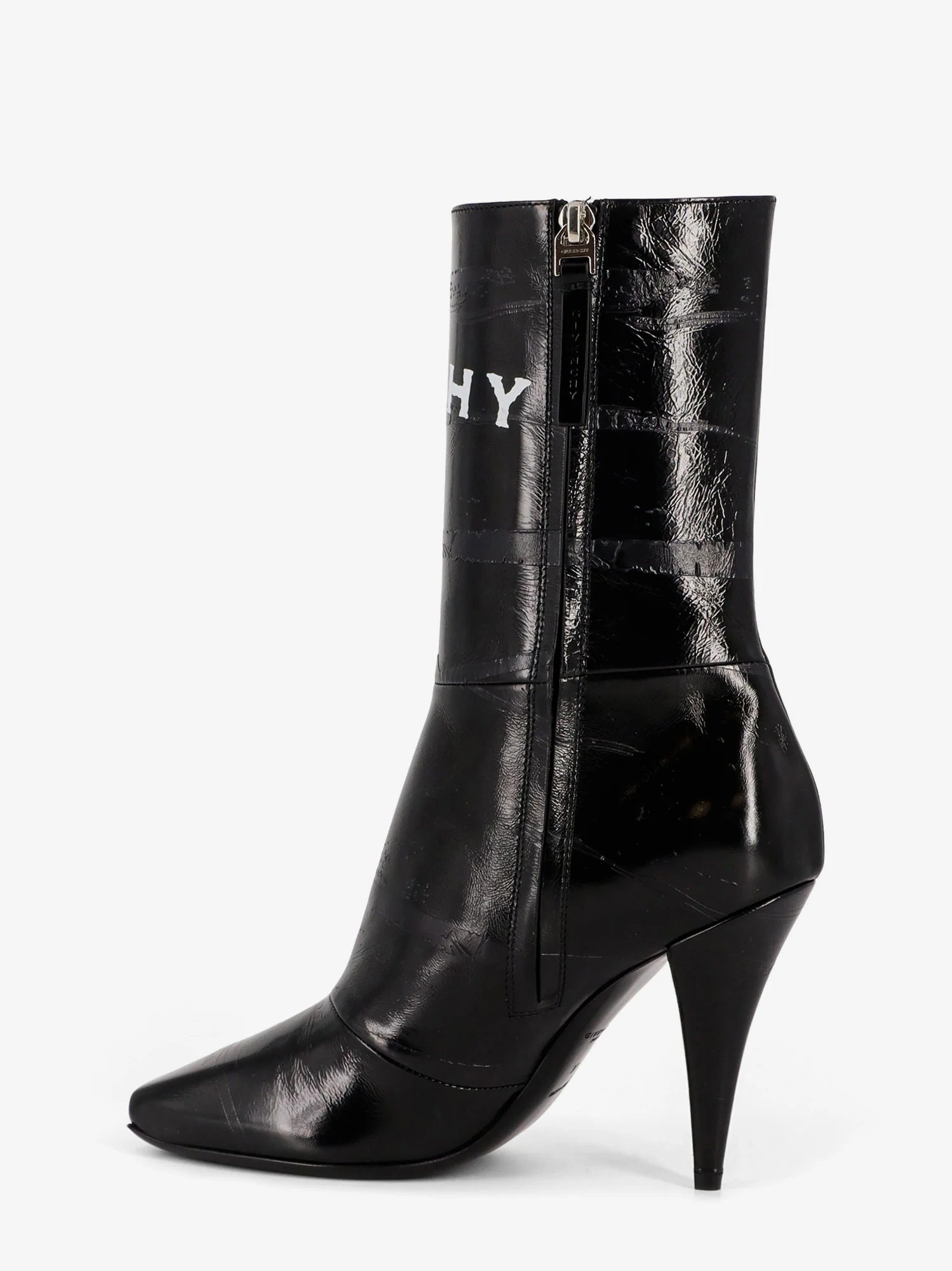 Leather boots