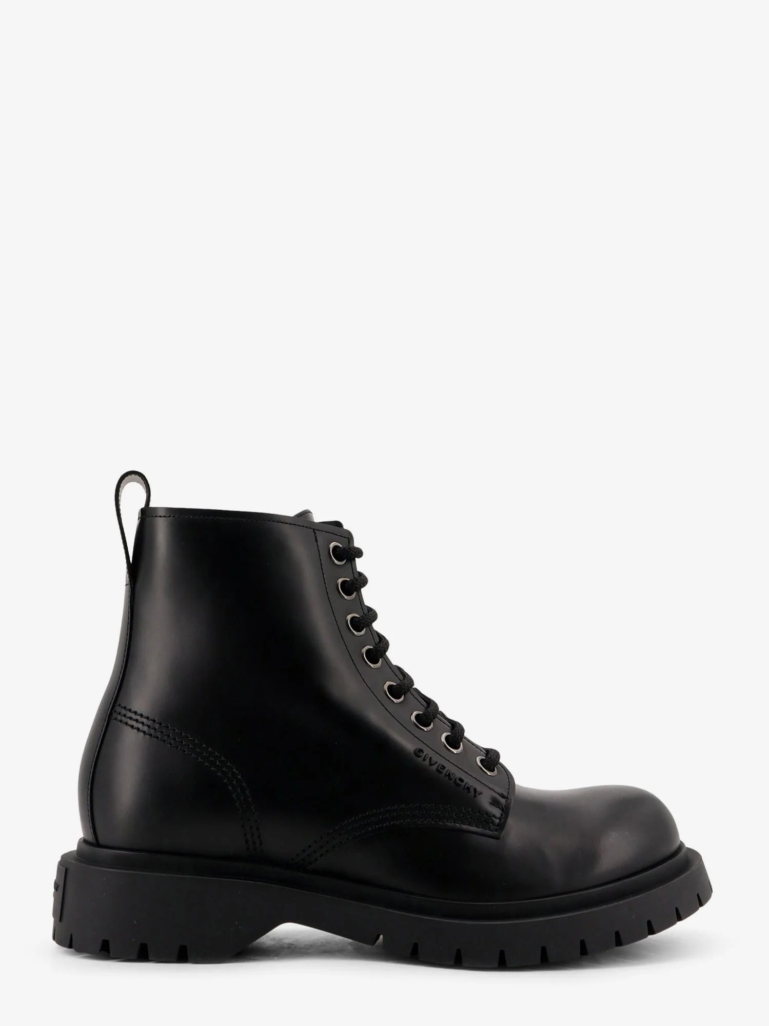 Leather ankle boots