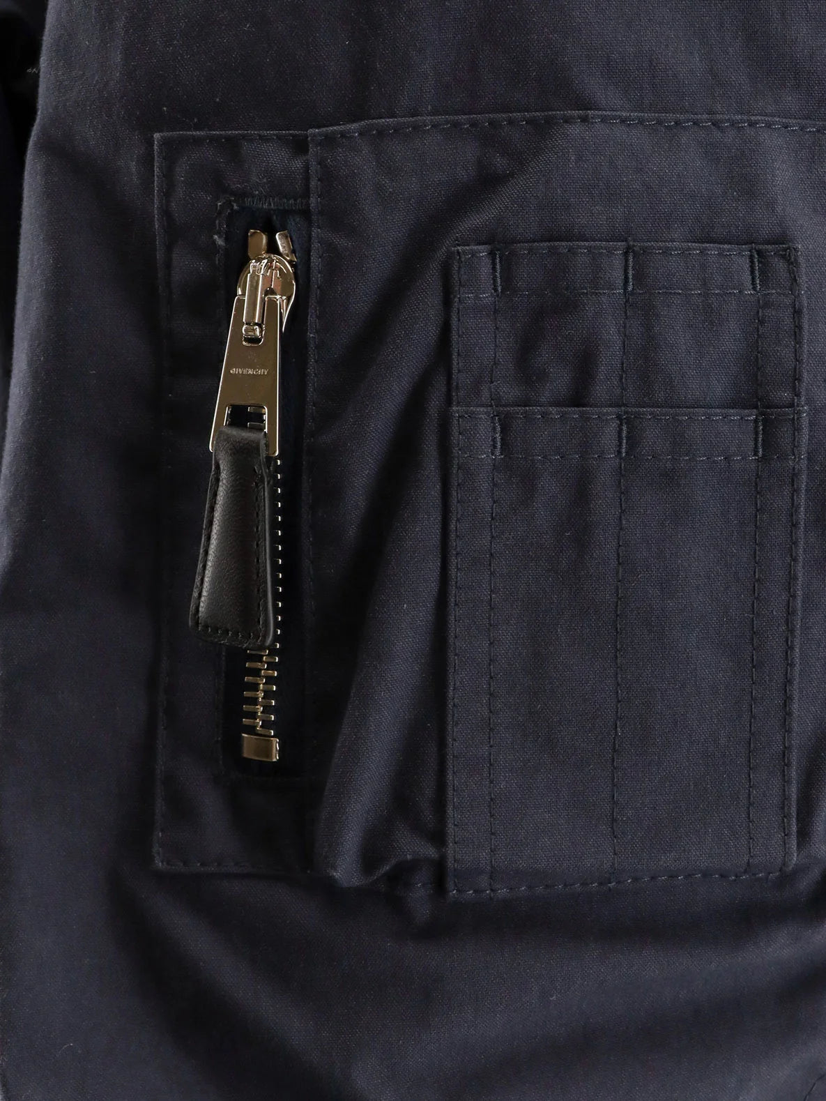 Cotton blend bomber jacket