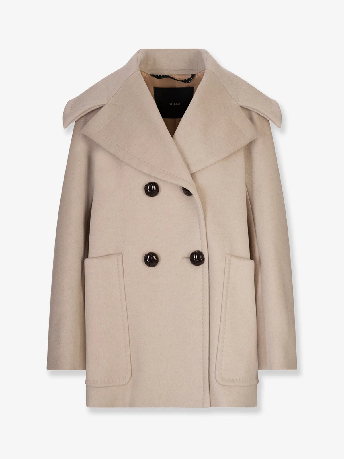 Mario double breasted cashmere coat