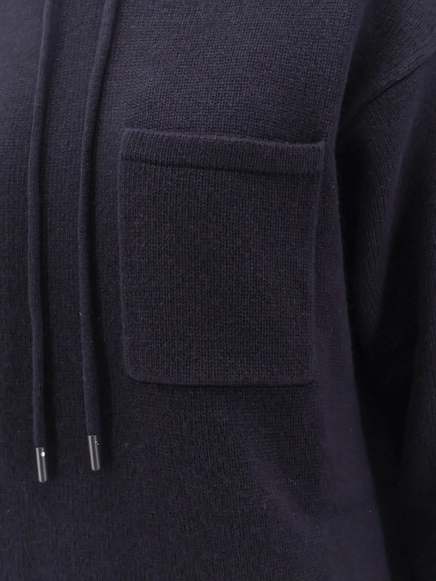 Liana cashmere and wool hooded sweater
