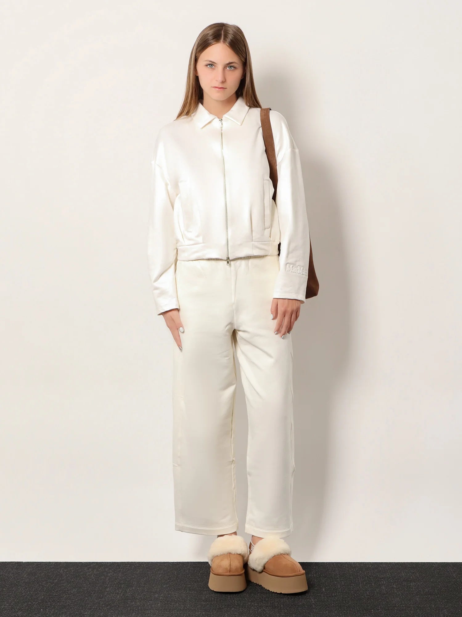 Filovia jogger silk and cotton trousers