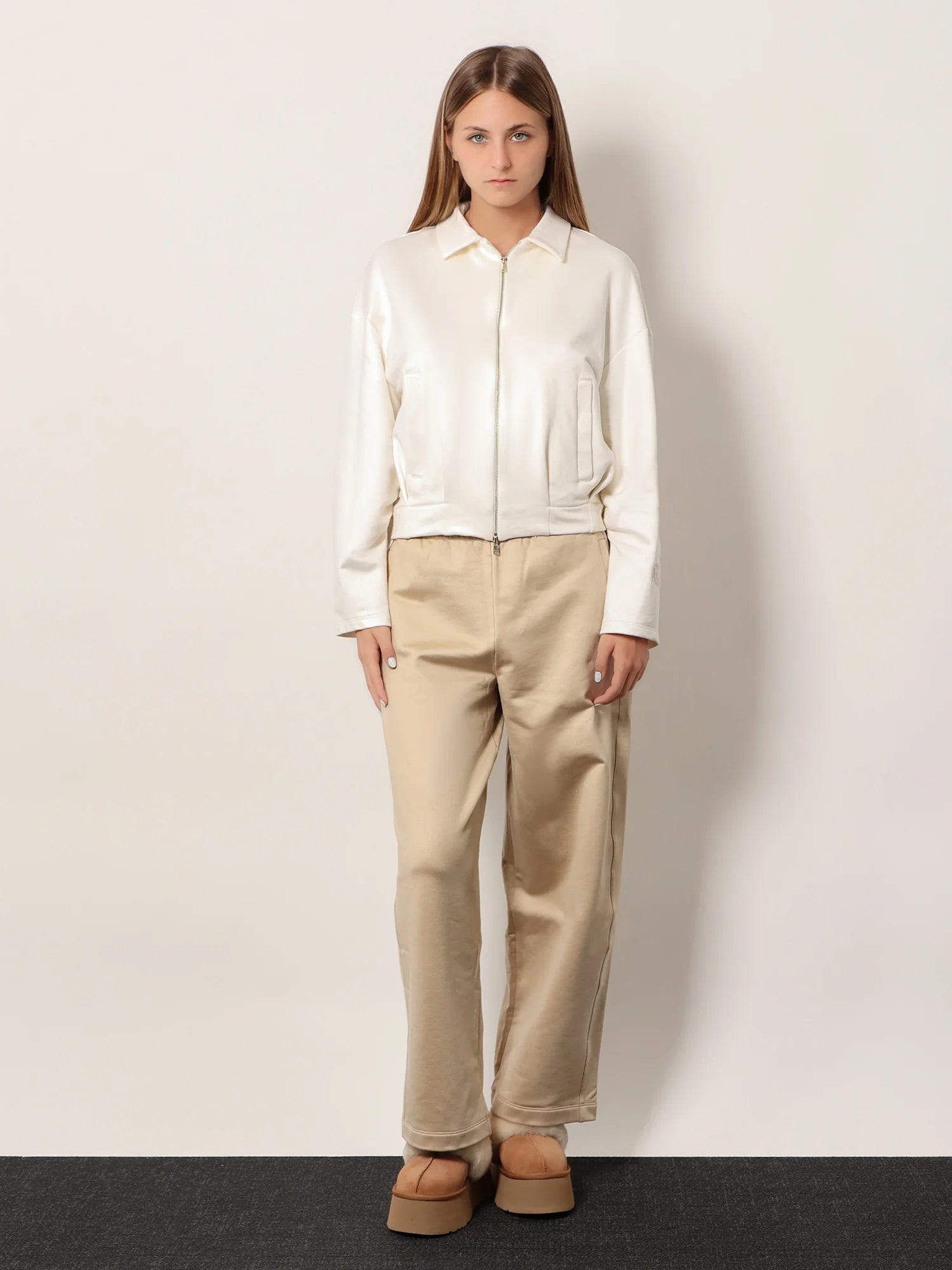 Filovia jogger silk and cotton trousers