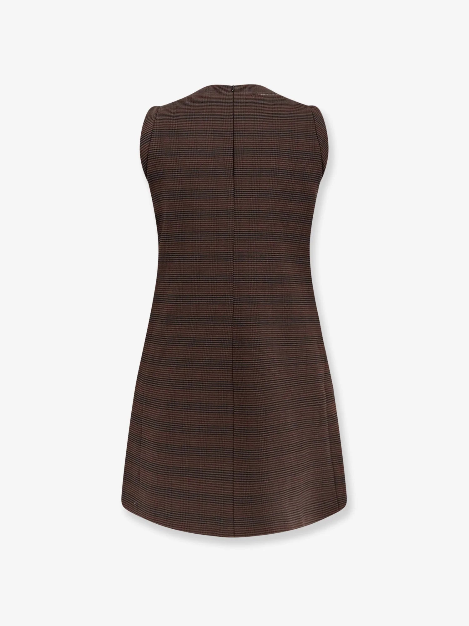 Wool blend short dress