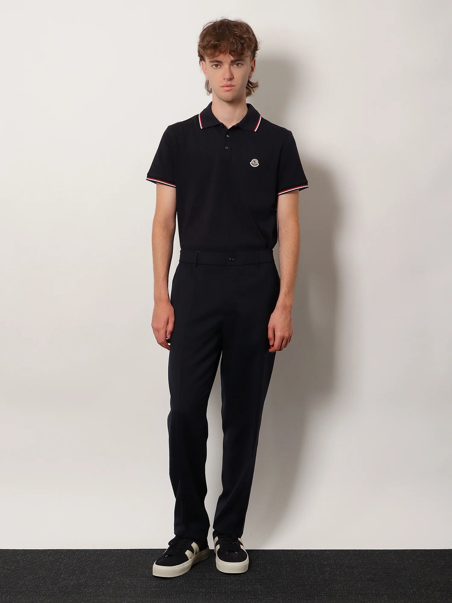 Wool blend trousers