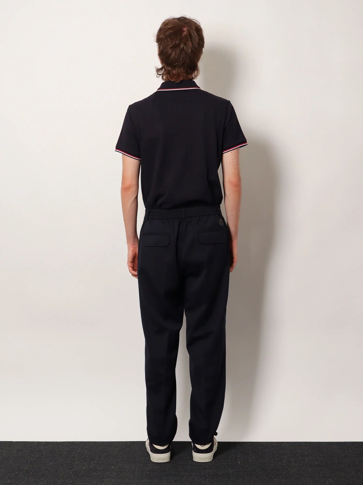 Wool blend trousers