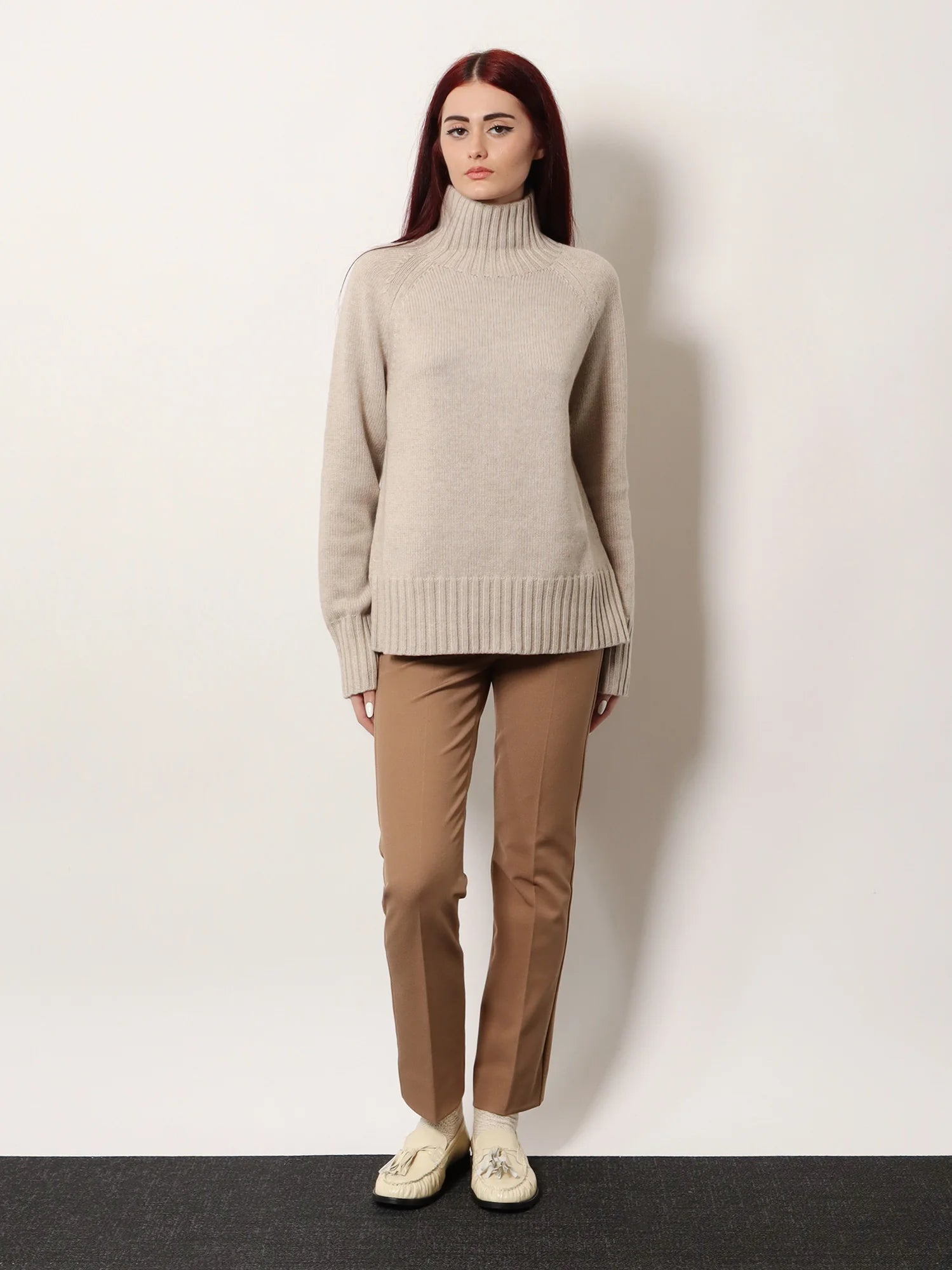 Umanita cotton blend trousers