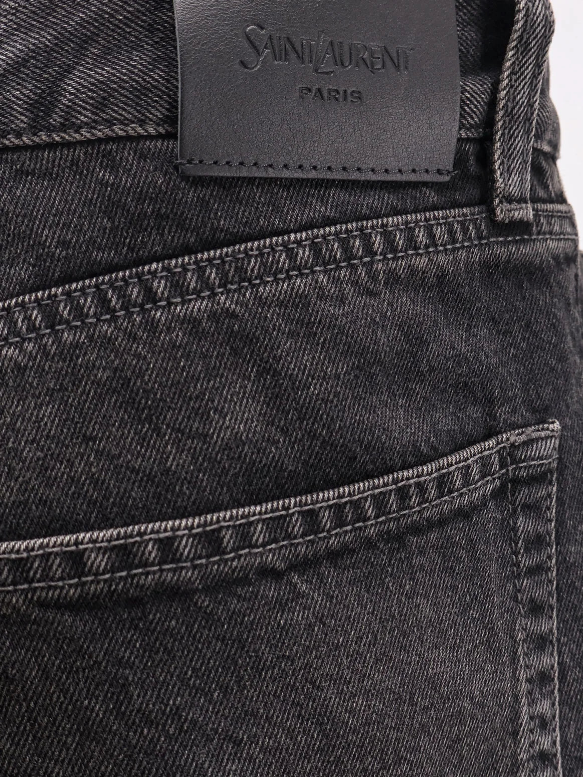 Long Mick black denim trousers