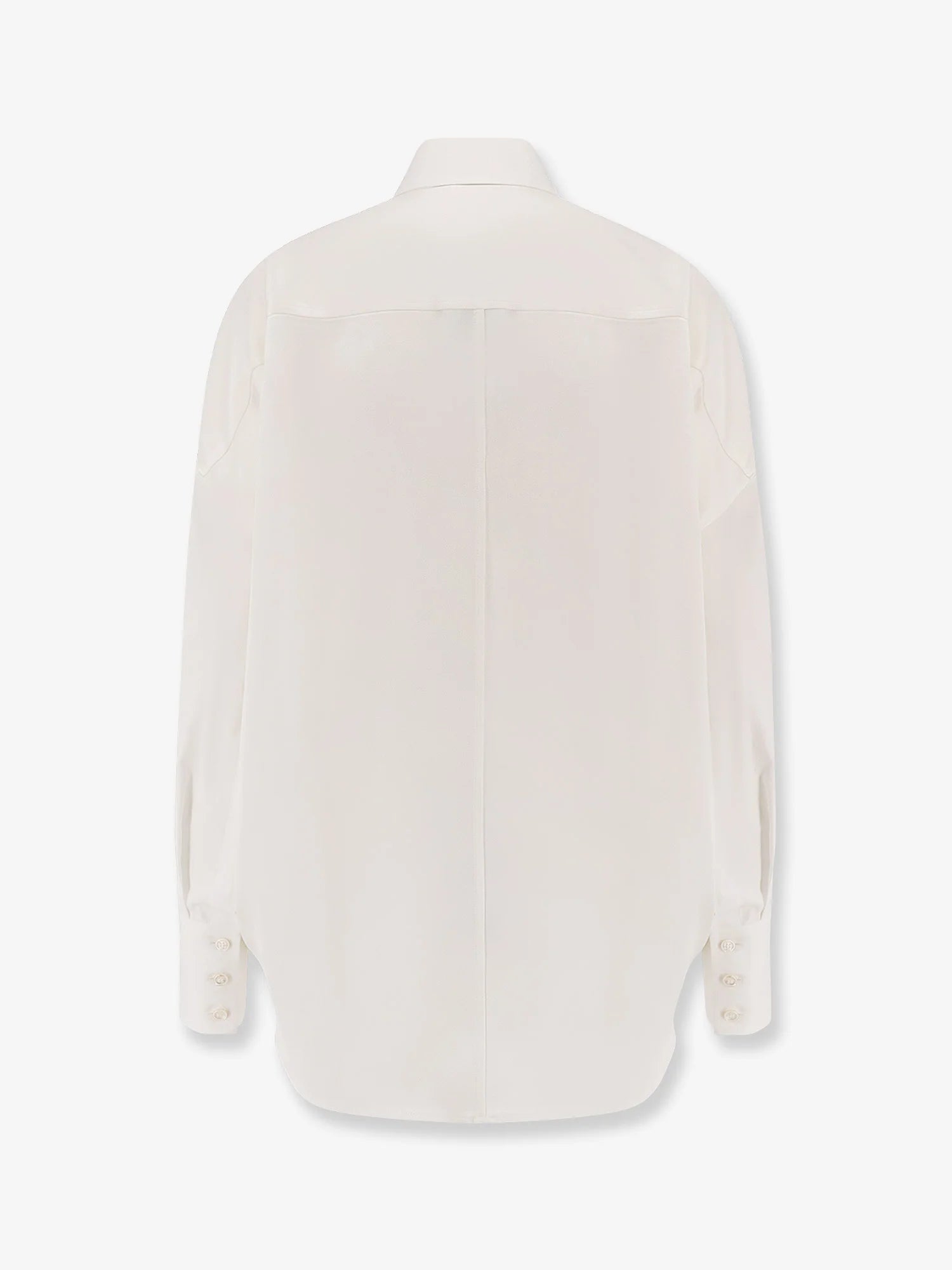Oversize satin shirt